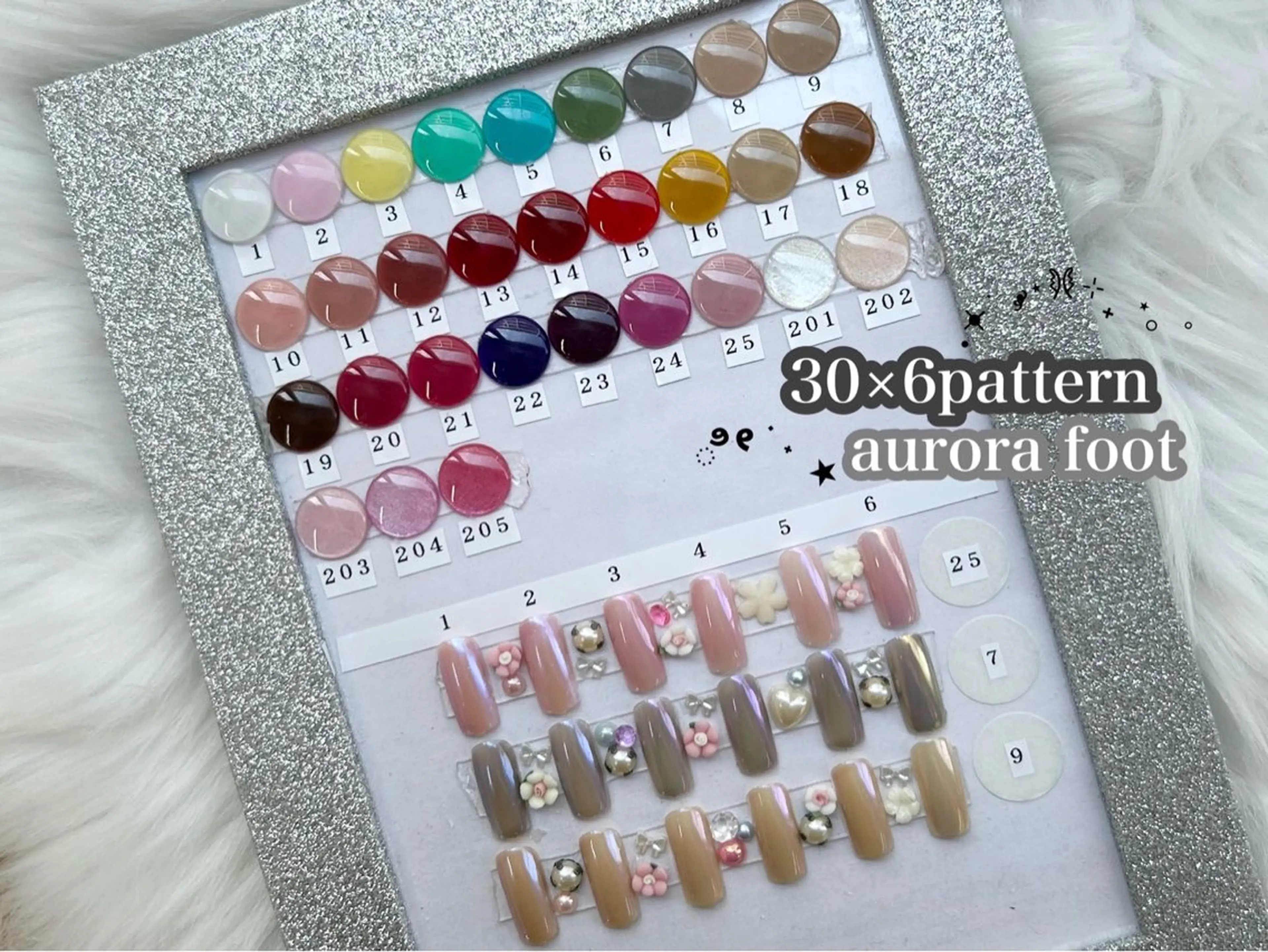 ネイル オーロラネイル フットネイル Basic本厚木店 Ruka♛のネイルデザイン