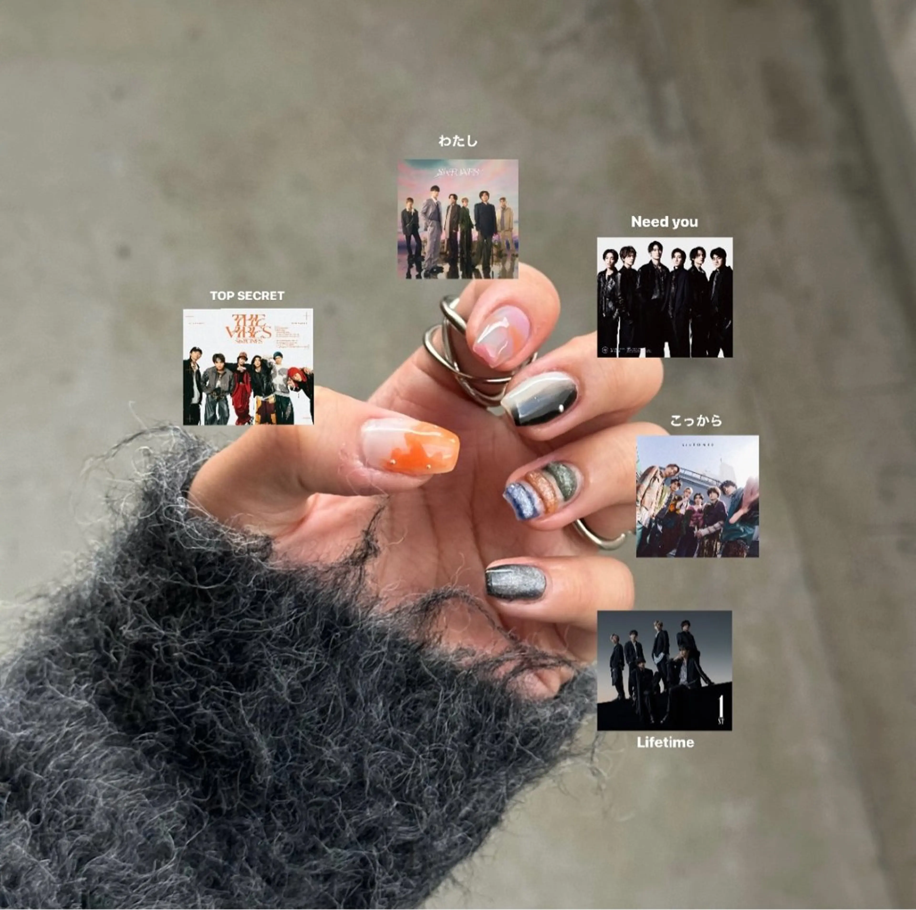 ネイル Aulu'bネイル ボディージュエリーのネイルデザイン