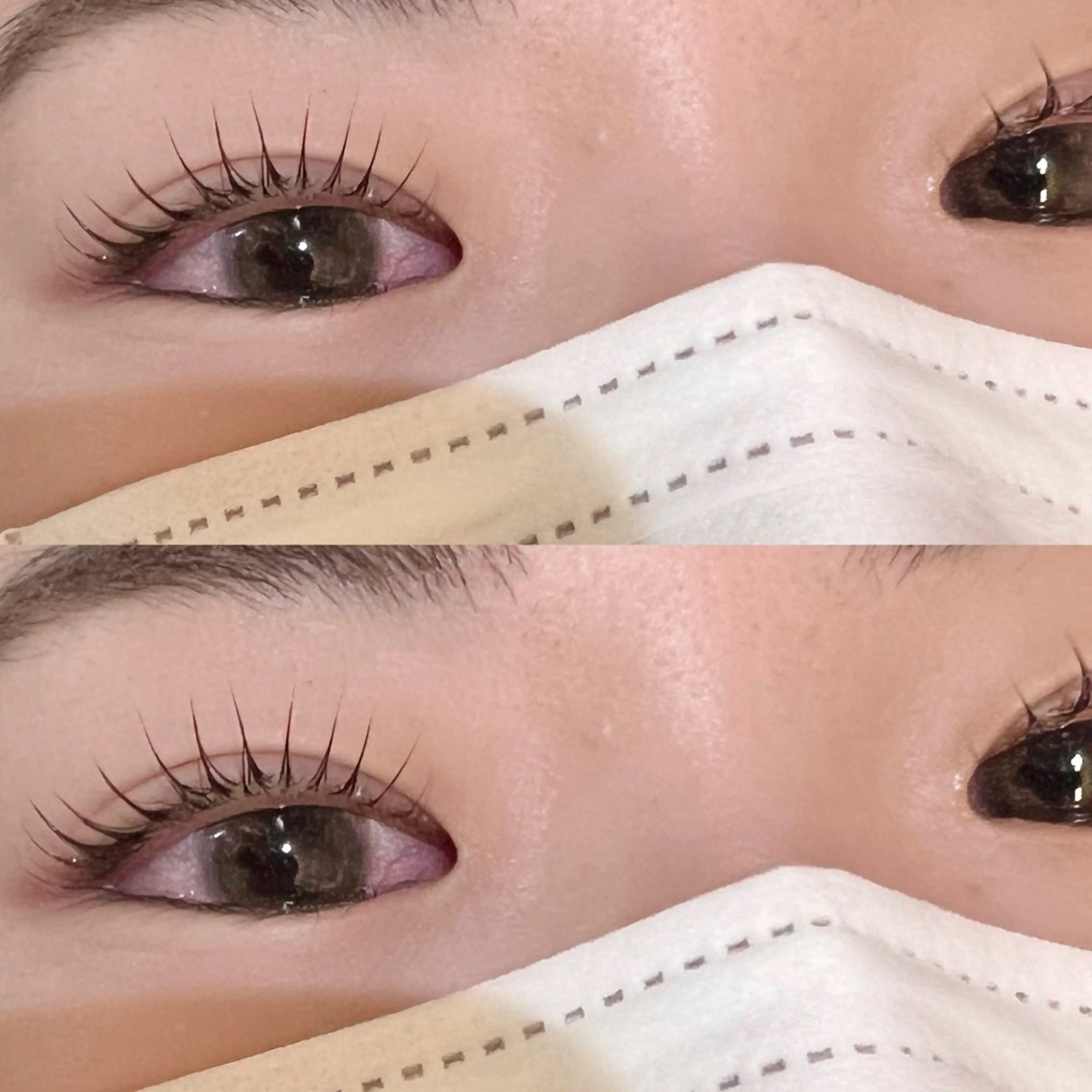 マツエク・マツパ 束感まつ毛 パリジェンヌラッシュリフト まつげパーマ 一重×まつ毛パーマ ワンホンマツエク fein.Ruka ♡垢抜け美眉のマツエク・マツパデザイン