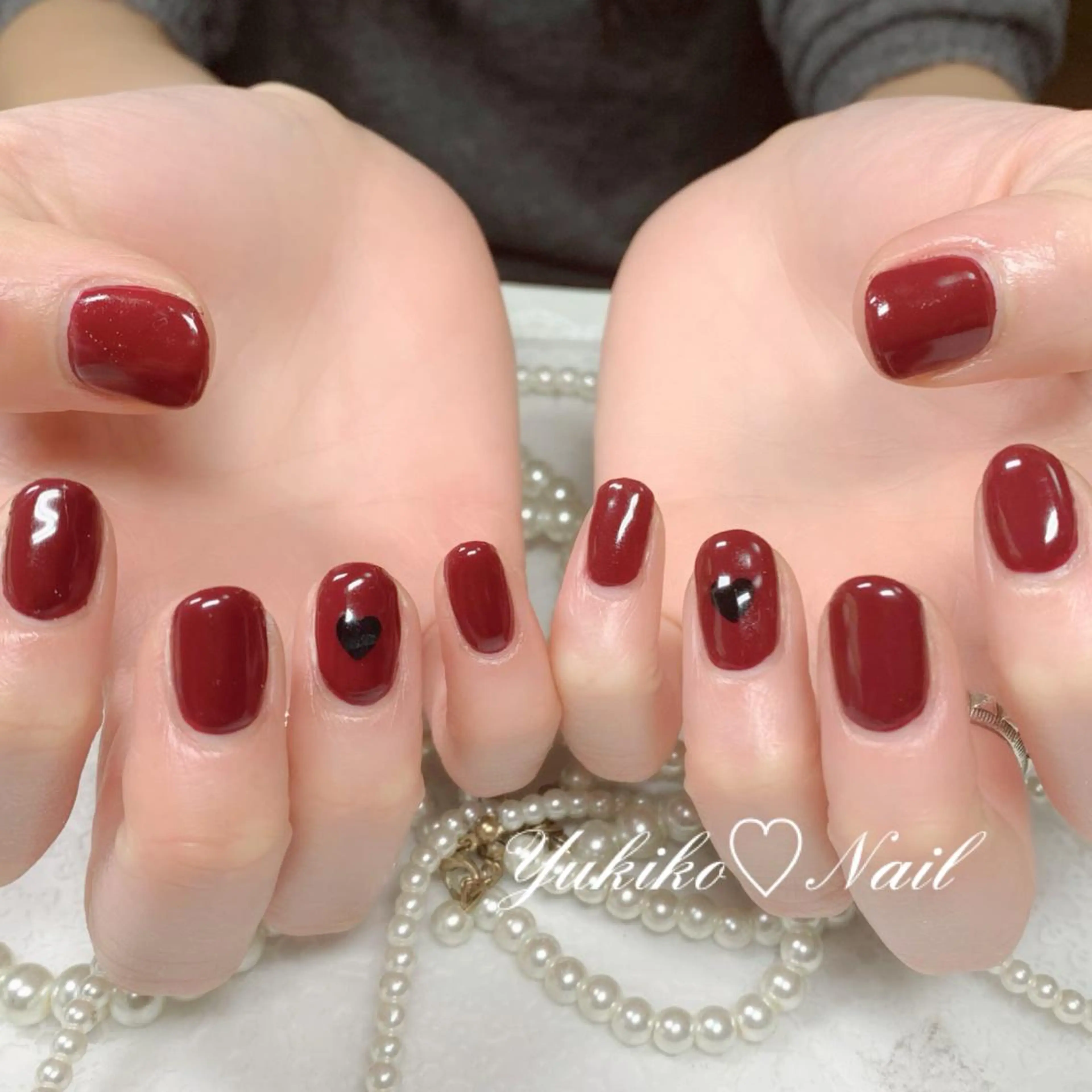 ネイル アートネイル ワンカラーネイル ユキコ ネイルのネイルデザイン