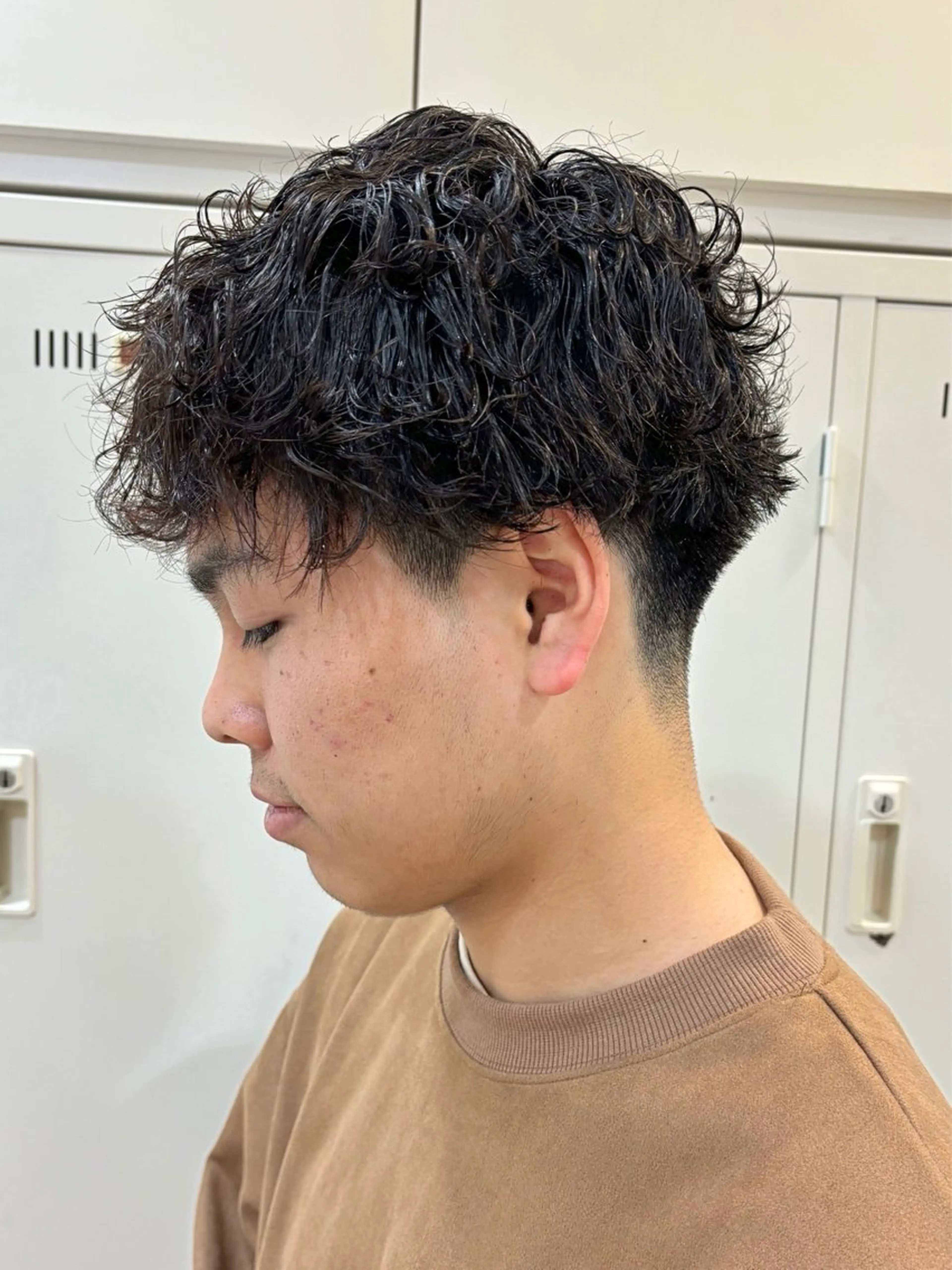 ショート パーマ メンズ カット パーマ 🩵波巻き／ツイスパ HARU💎のヘアスタイル