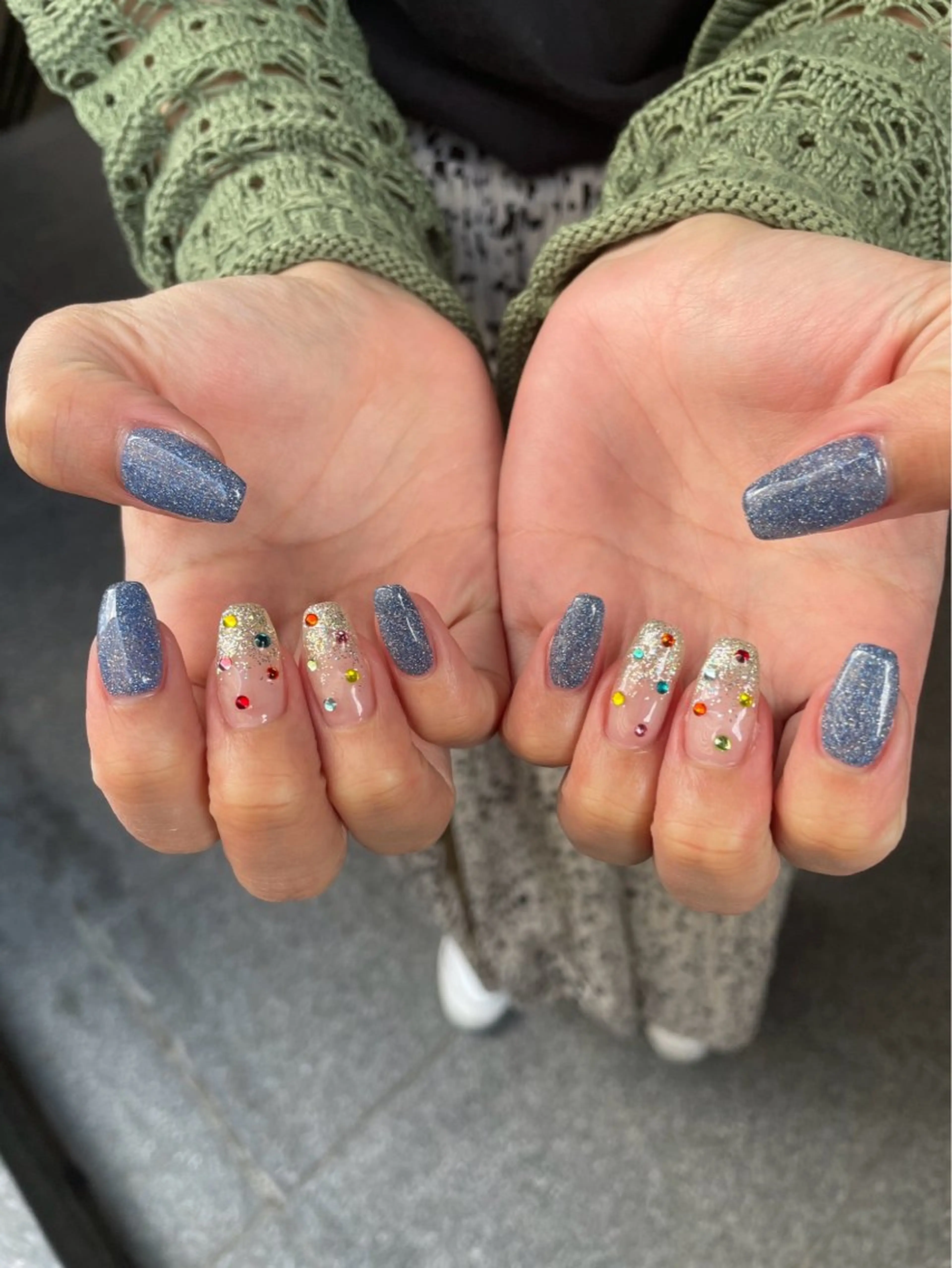 ネイル フラッシュネイル ハンドネイル NAIL Salon IP所属・長谷川 奈緒美のネイルデザイン
