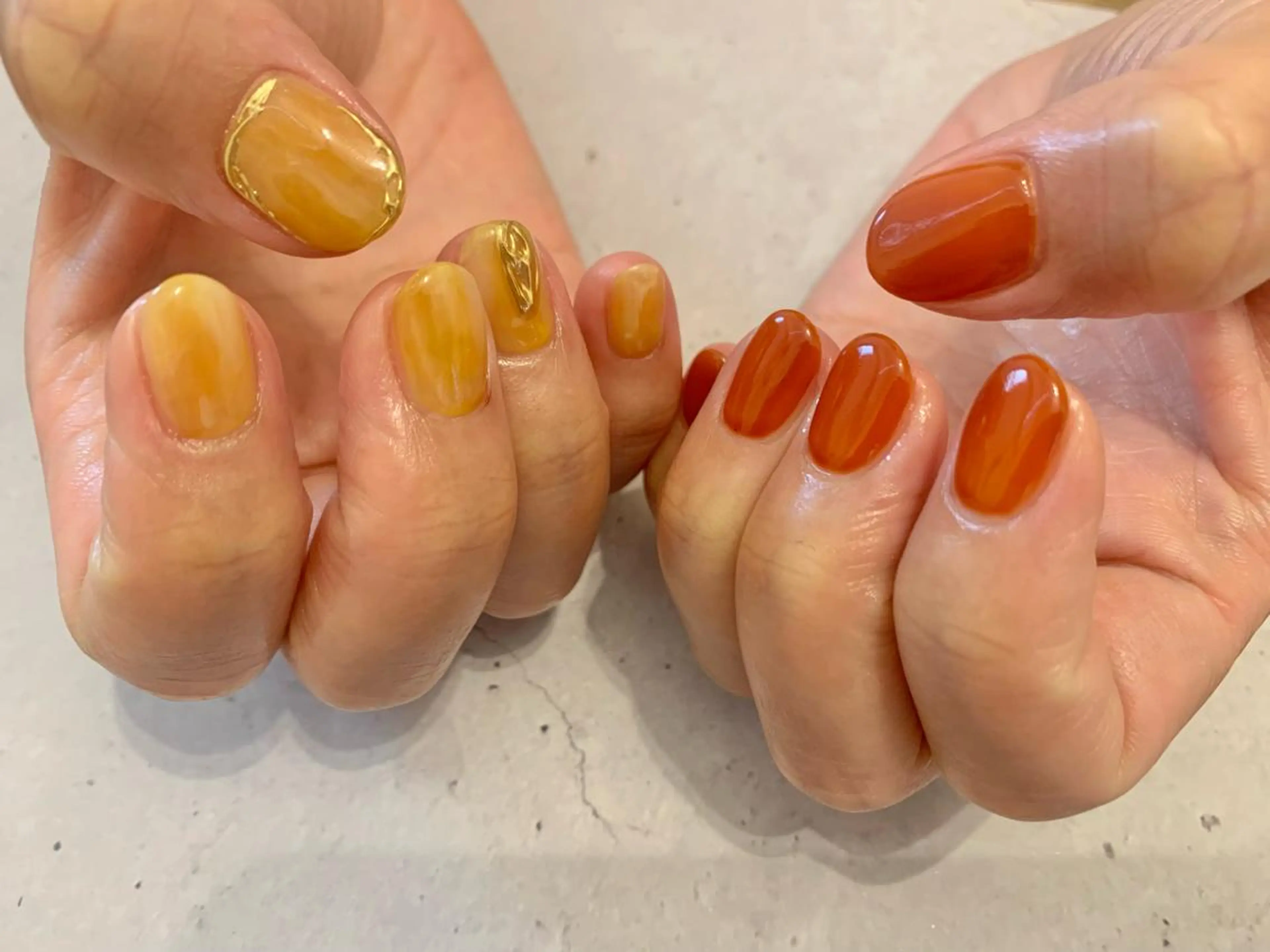 ネイル ハンドネイル komorebi. 小峯 真実のネイルデザイン