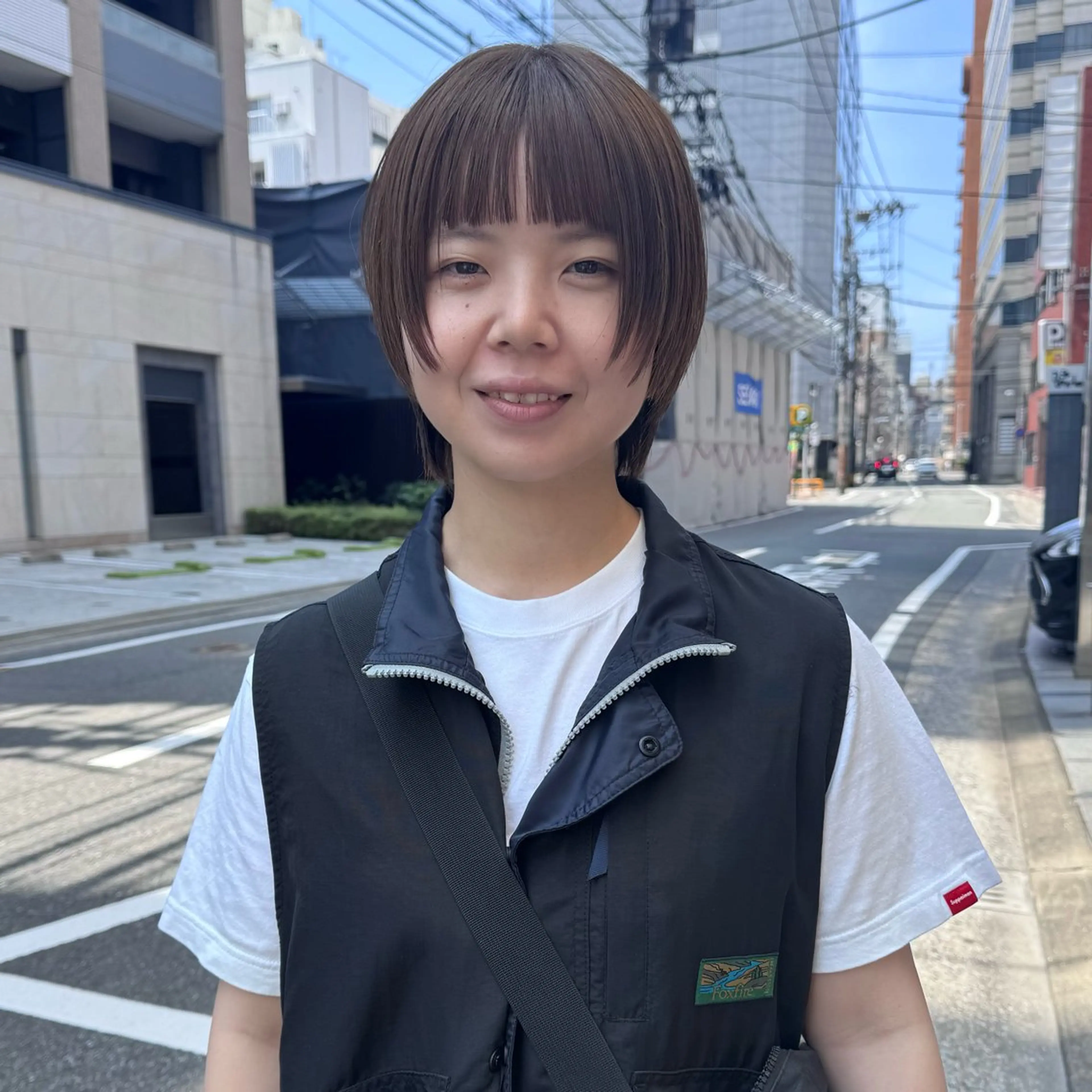 ショート カラー カット ヘアカラー トリートメント Lilu しずくのヘアスタイル