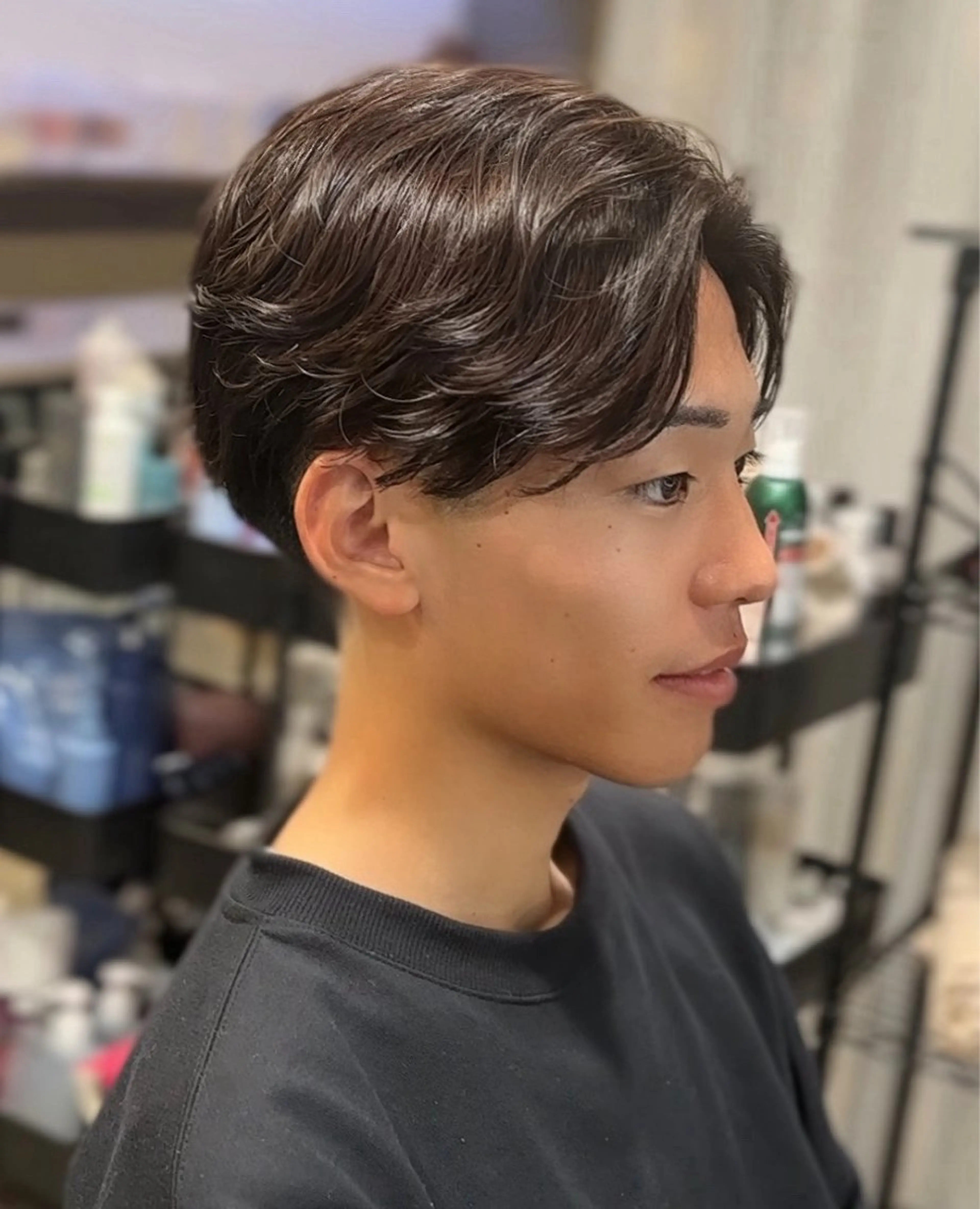 ショート カット ヘアカラー パーマ 村井隆仁/上品/ 海外風/栄/矢場町のヘアスタイル