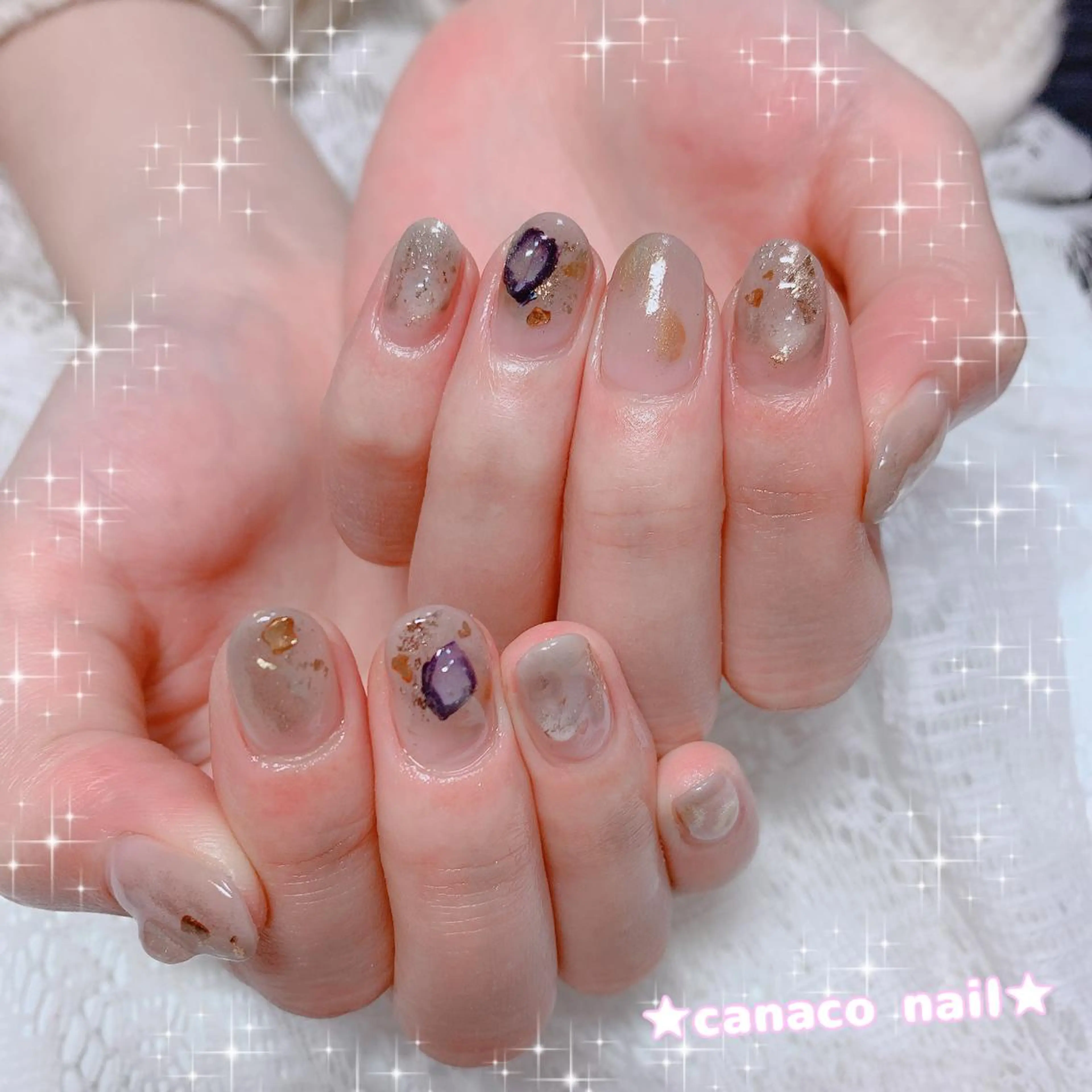 ネイル ジェルネイル ニュアンスネイル ハンドネイル ハンドケア Felice所属・ベテランネイル cnc  nailのネイルデザイン