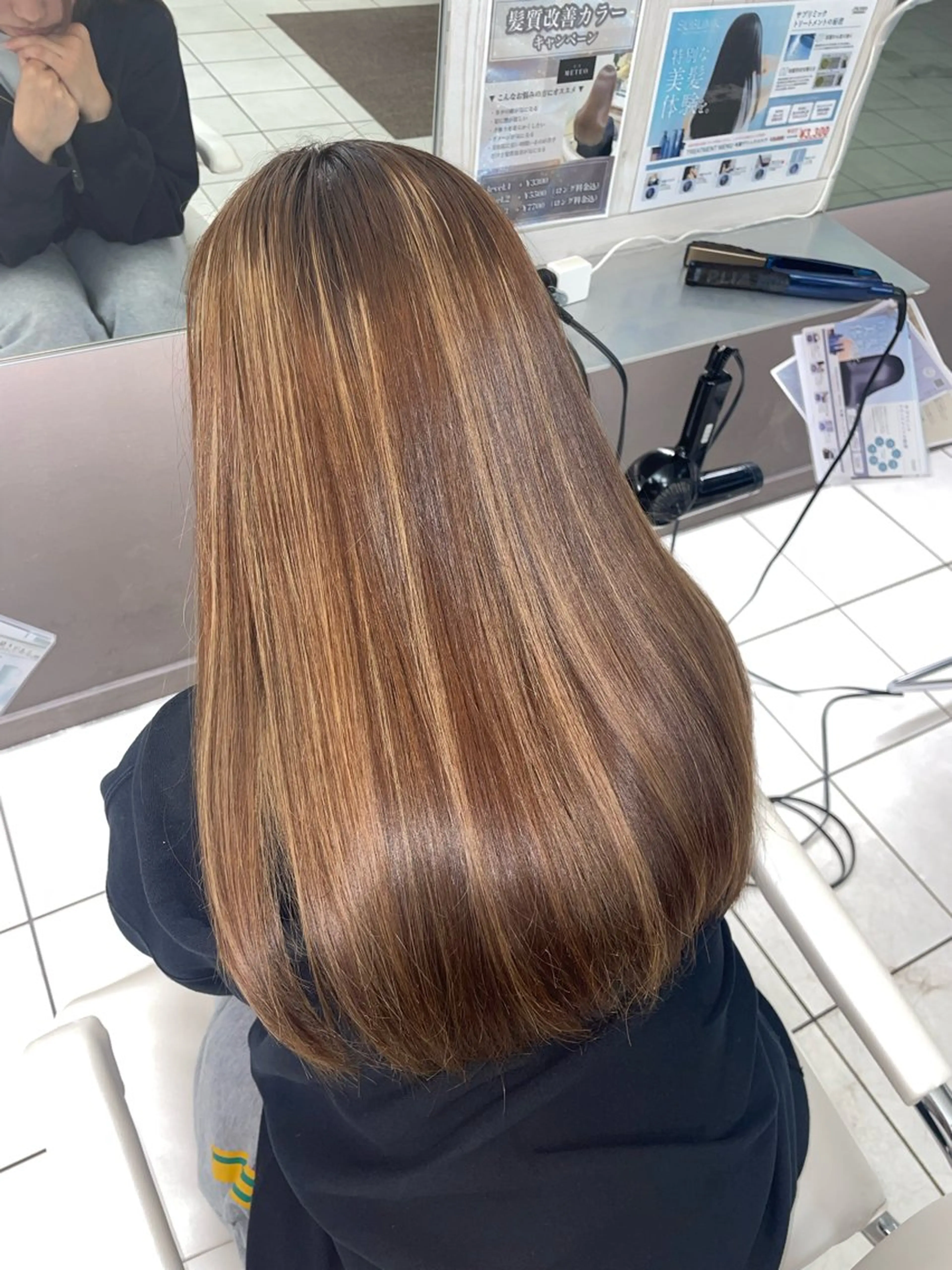 ロング 縮毛矯正/艶髪 💎志田美紀のヘアスタイル