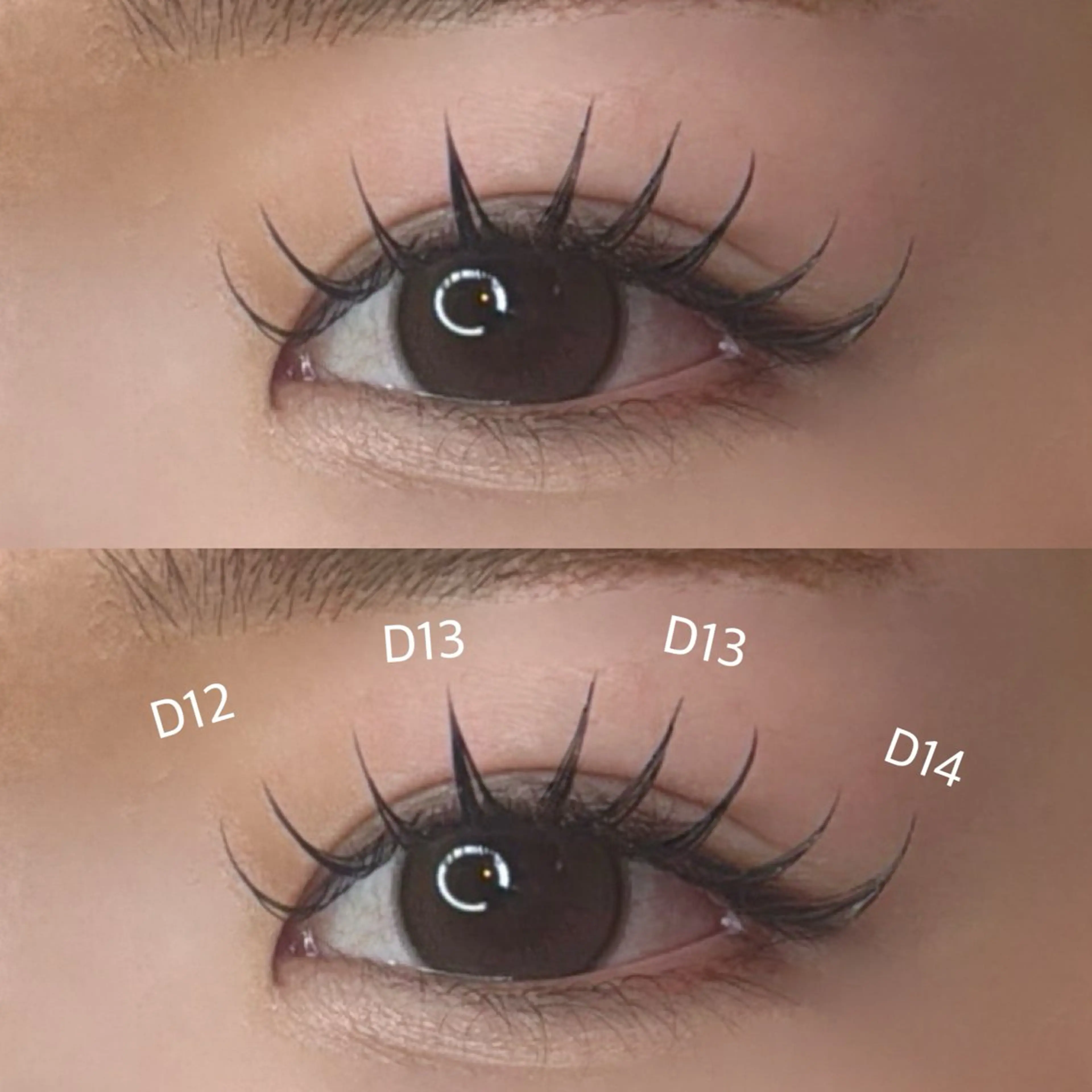 マツエク・マツパ AVEDA西大寺 リノカのマツエク・マツパデザイン