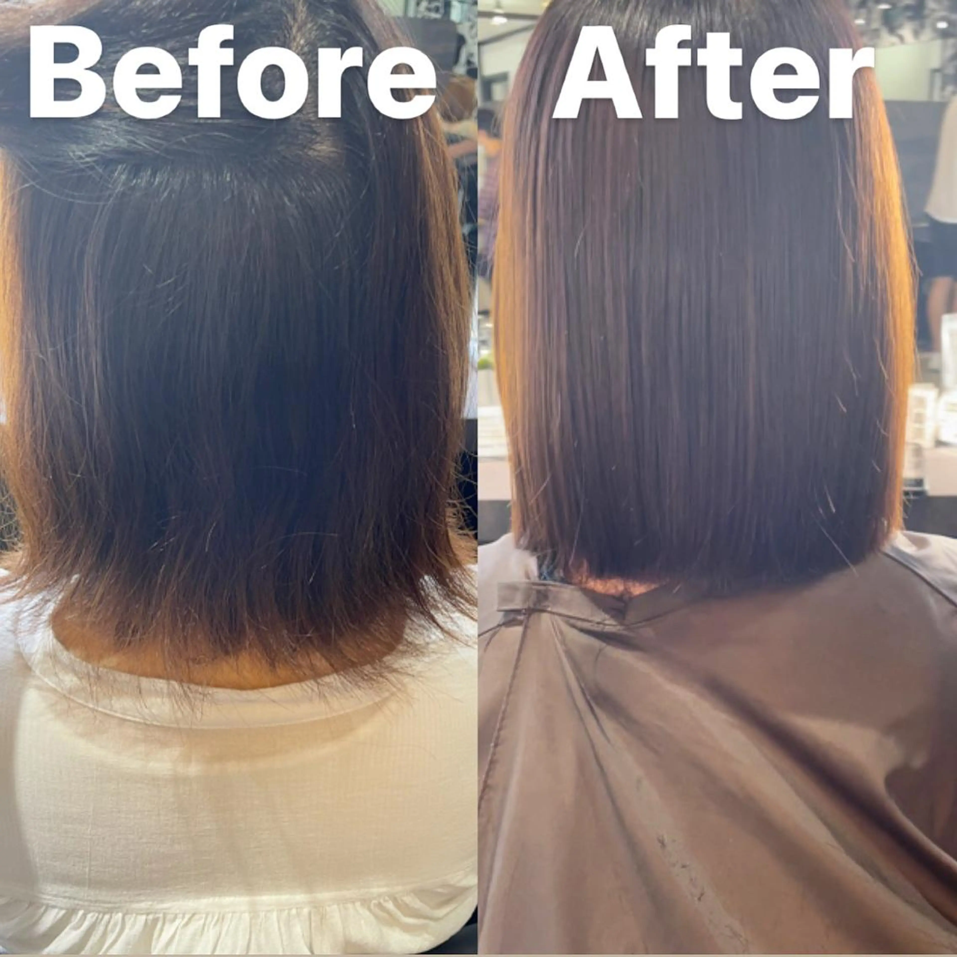 ミディアム 酸性ストレート One By The Ect所属・ショート/脱白髪染め ☆宇﨑悠実のヘアスタイル