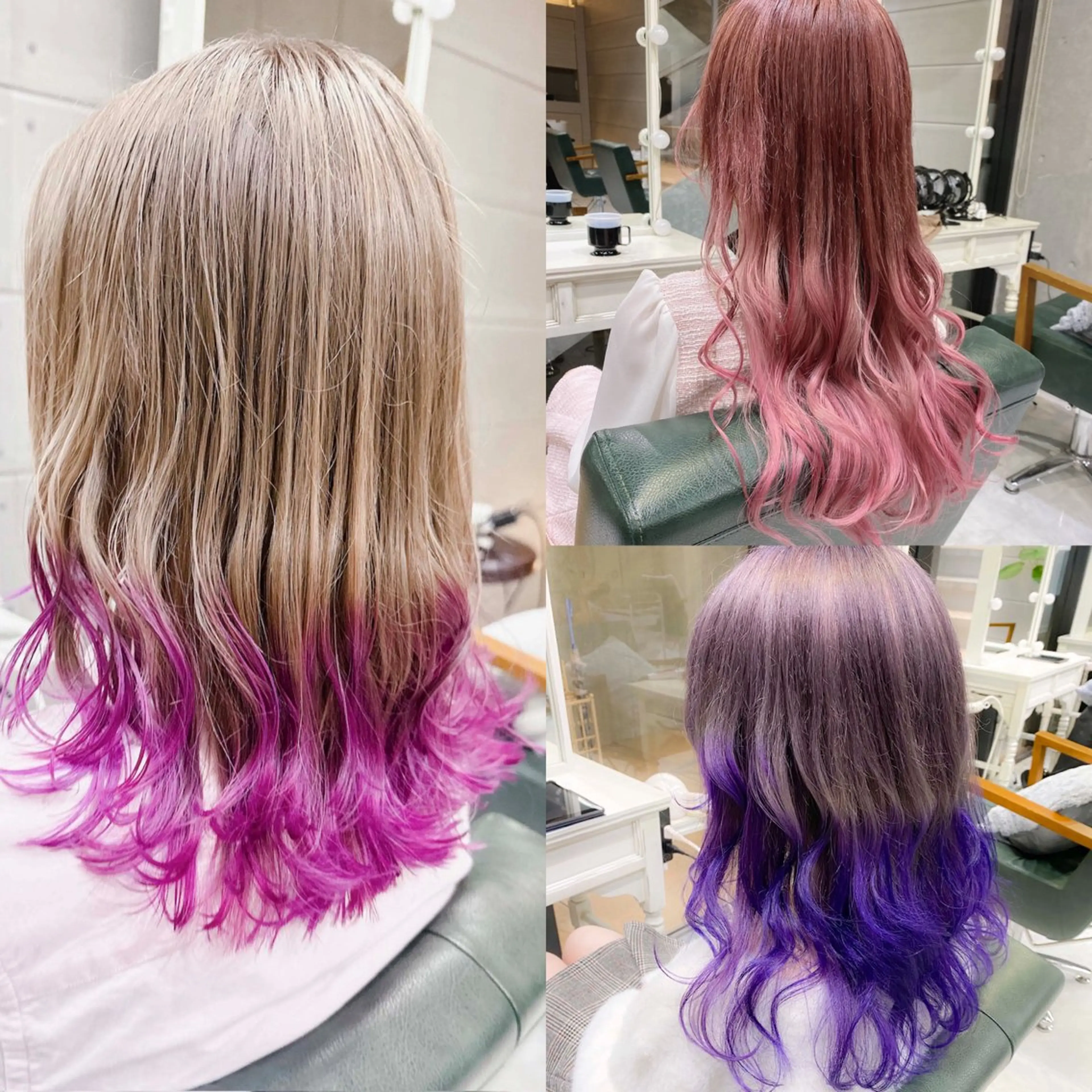 カラー ヘアカラー トリートメント 𝐑𝐈𝐍𝐊𝐀 🐷🖤のヘアスタイル