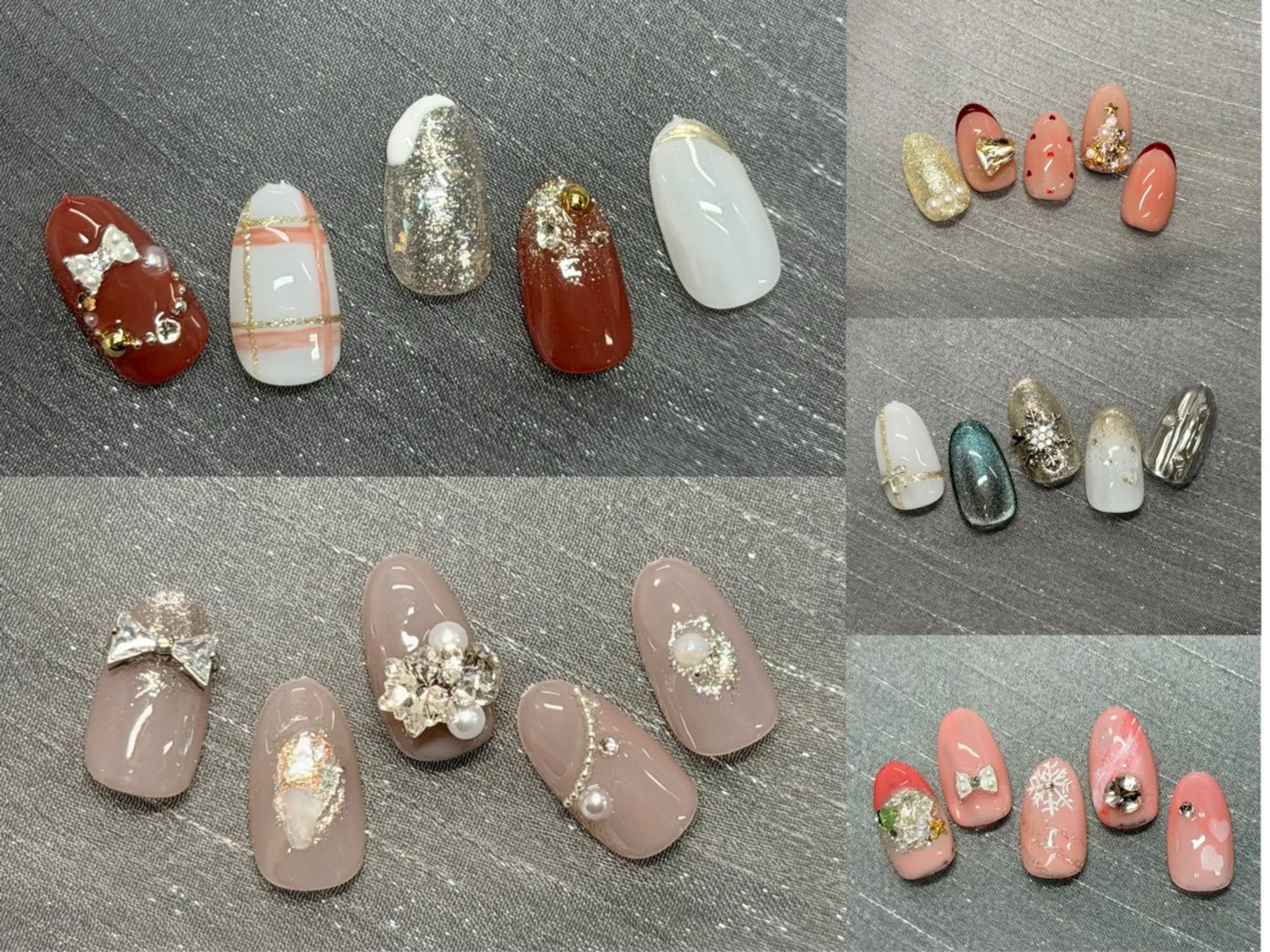 ネイル Kaka_ パラジェル、長さだしのネイルデザイン