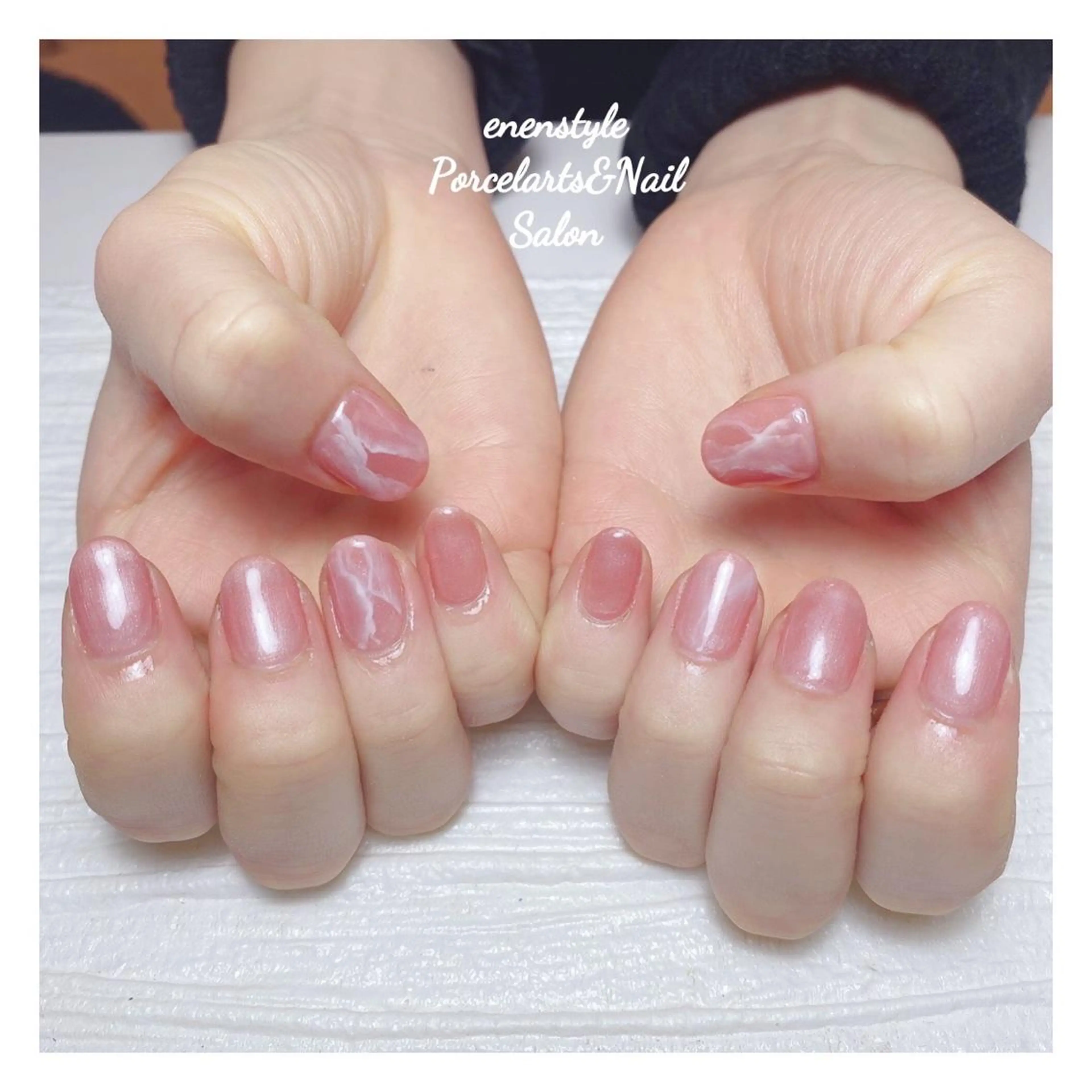 ミディアム ネイル ハンドネイル 👑enen style👑のネイルデザイン