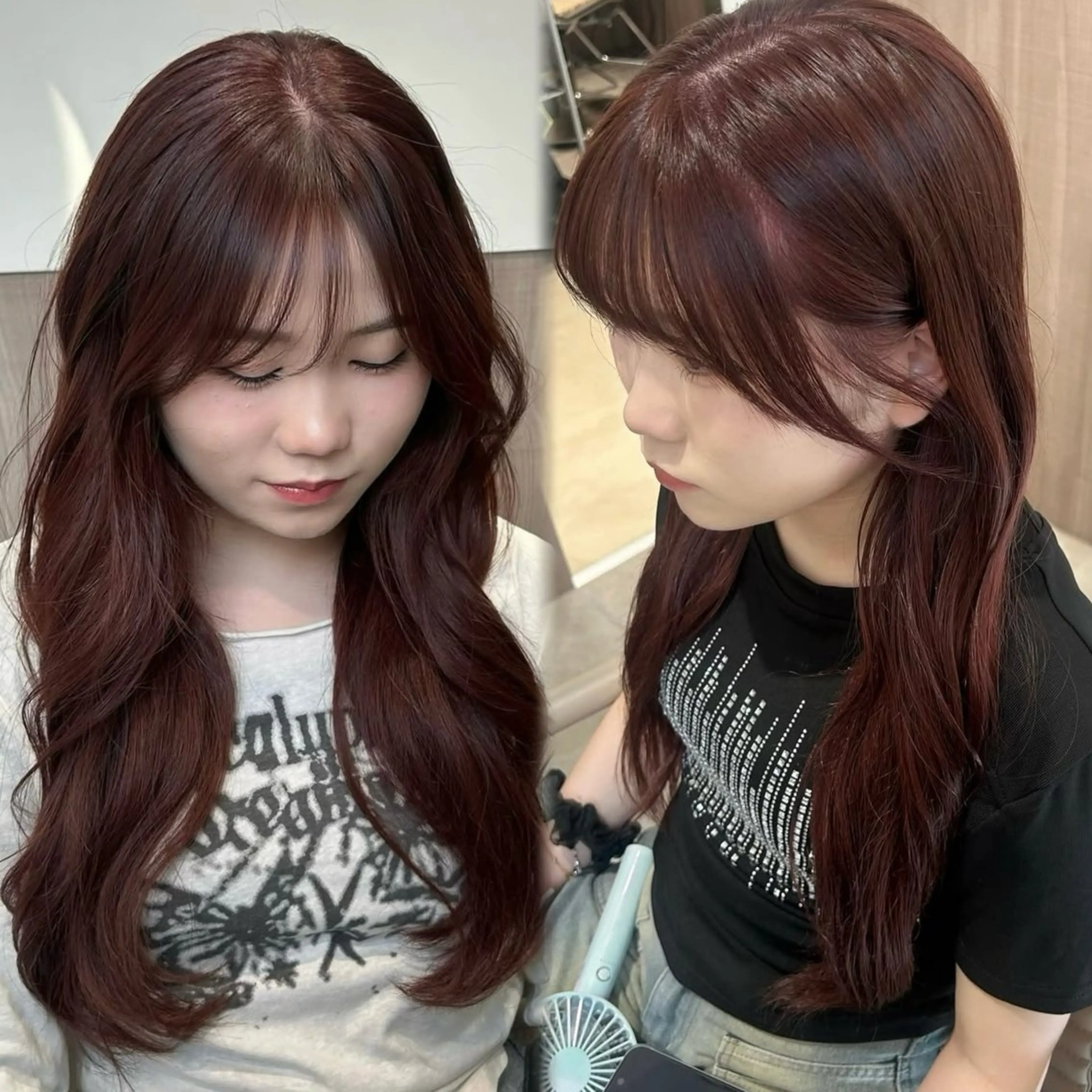 ロング カラー ヘアアレンジ メンズ Salowin原宿ash所属・‎透明感×艶髪 ‎🫒maki🎀のヘアスタイル