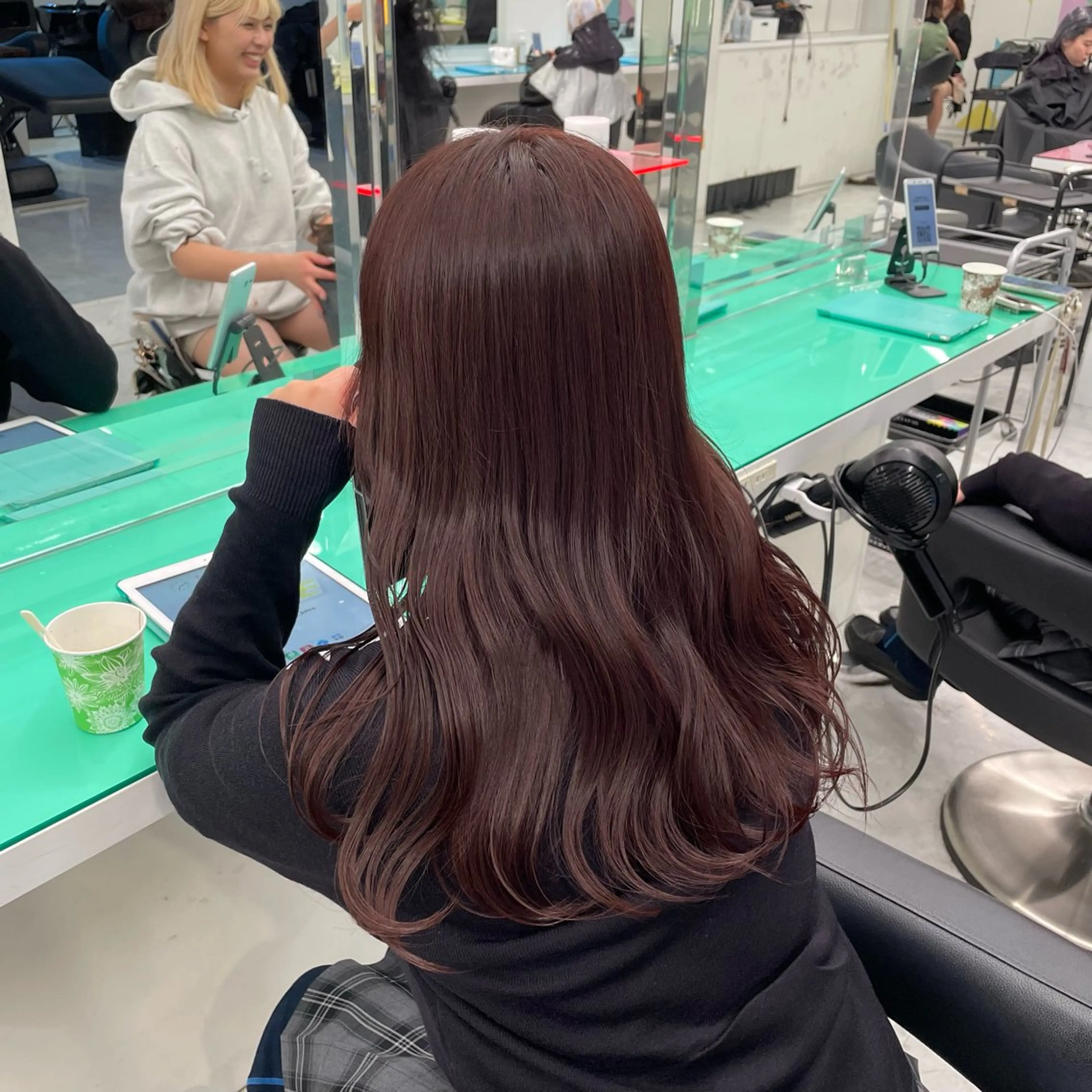 カラー 黒髪 ブラウンカラー ピンクカラー ️🩷ハイトーン特化 RYUGA️🩵のヘアスタイル