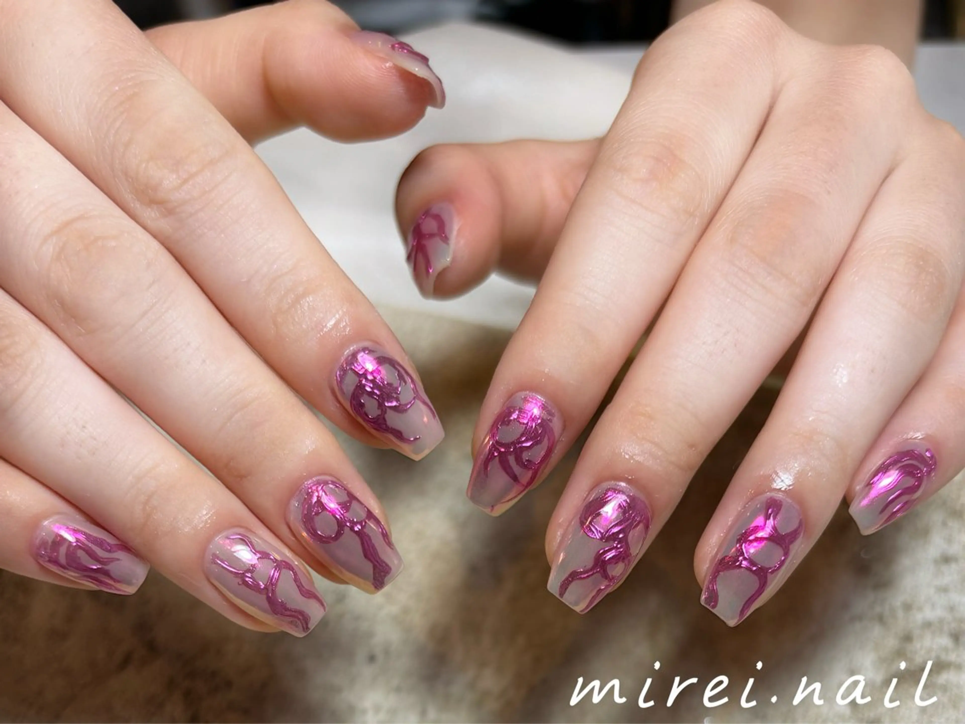 ネイル mirei‘nail所属・jade.vase ミレイのネイルデザイン