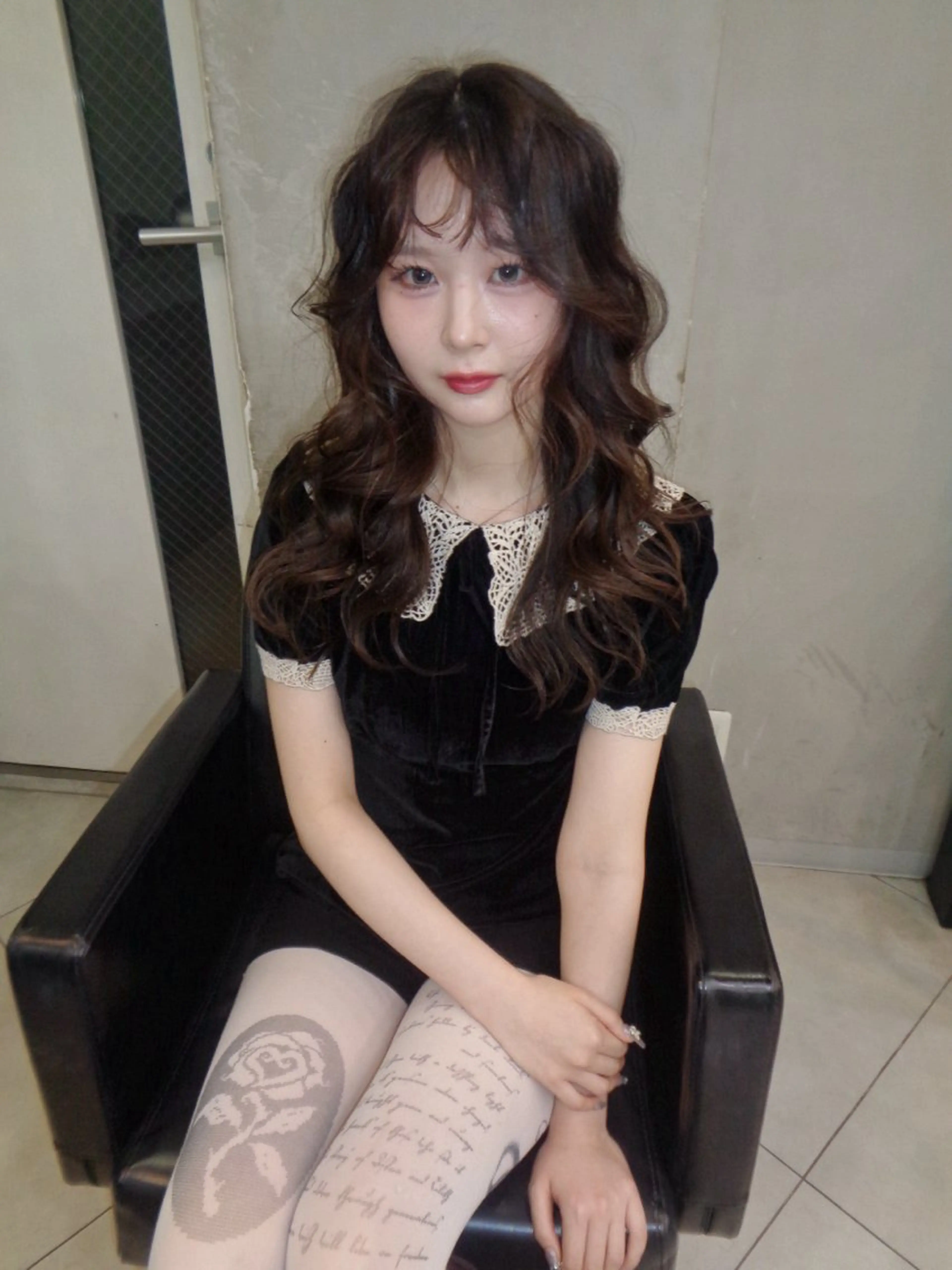 セミロング カラー ヘアアレンジ カラー特化🎀/ 艶カラー🫧渋谷のヘアスタイル