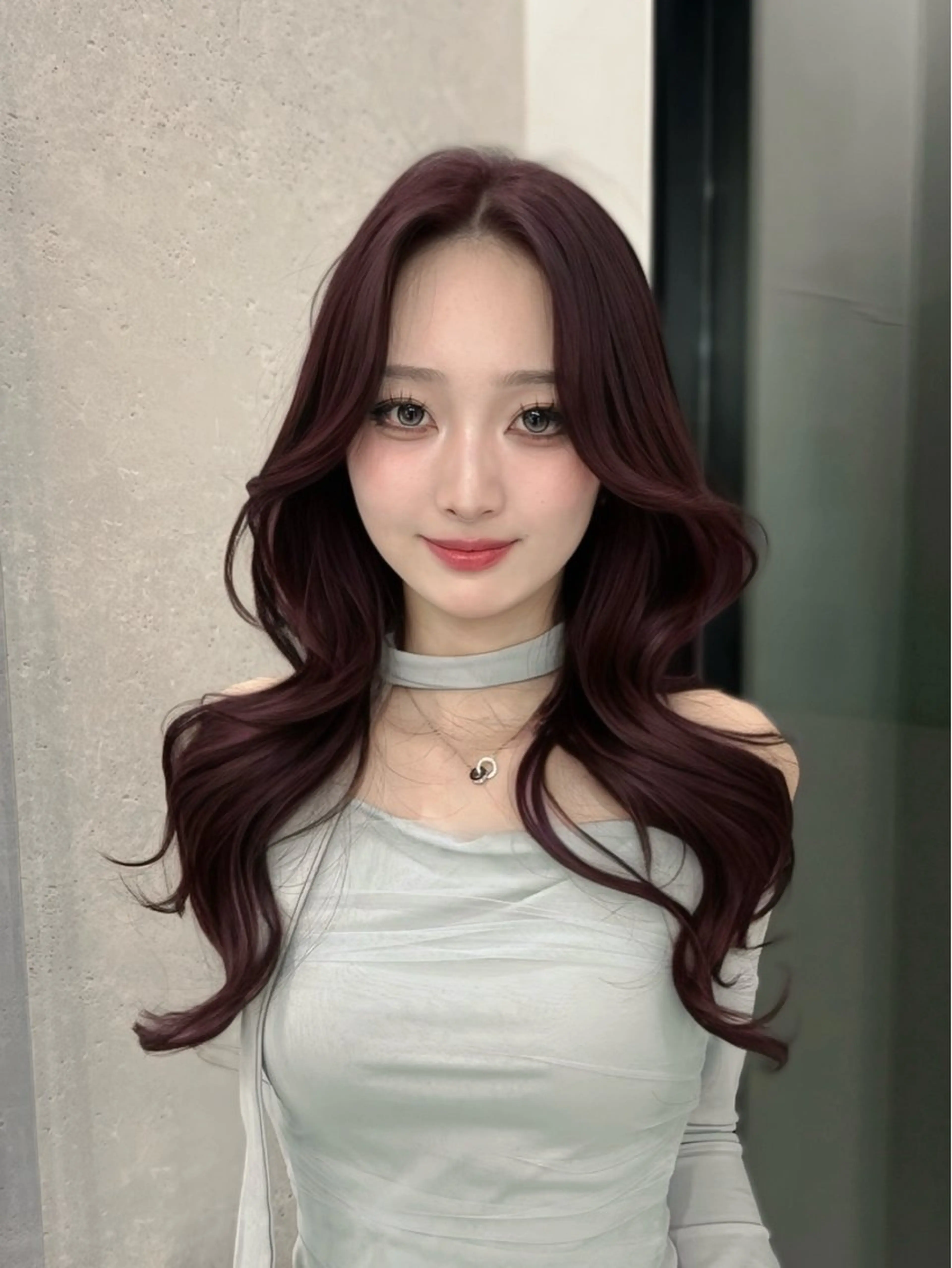 ロング カラー カット ヘアカラー トレンドヘア /mina♡のヘアスタイル