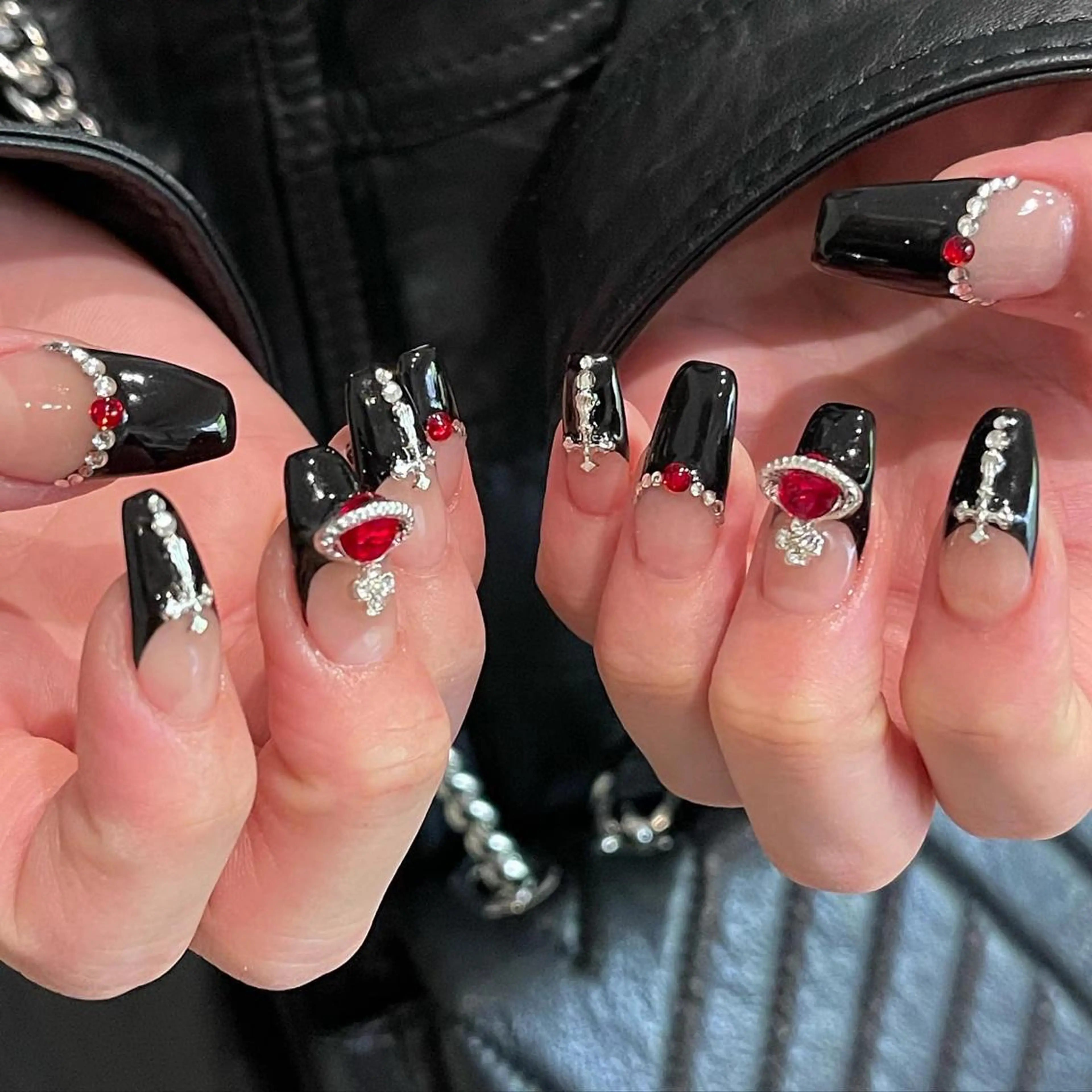 ネイル 8113 海外/y2k/韓国のネイルデザイン