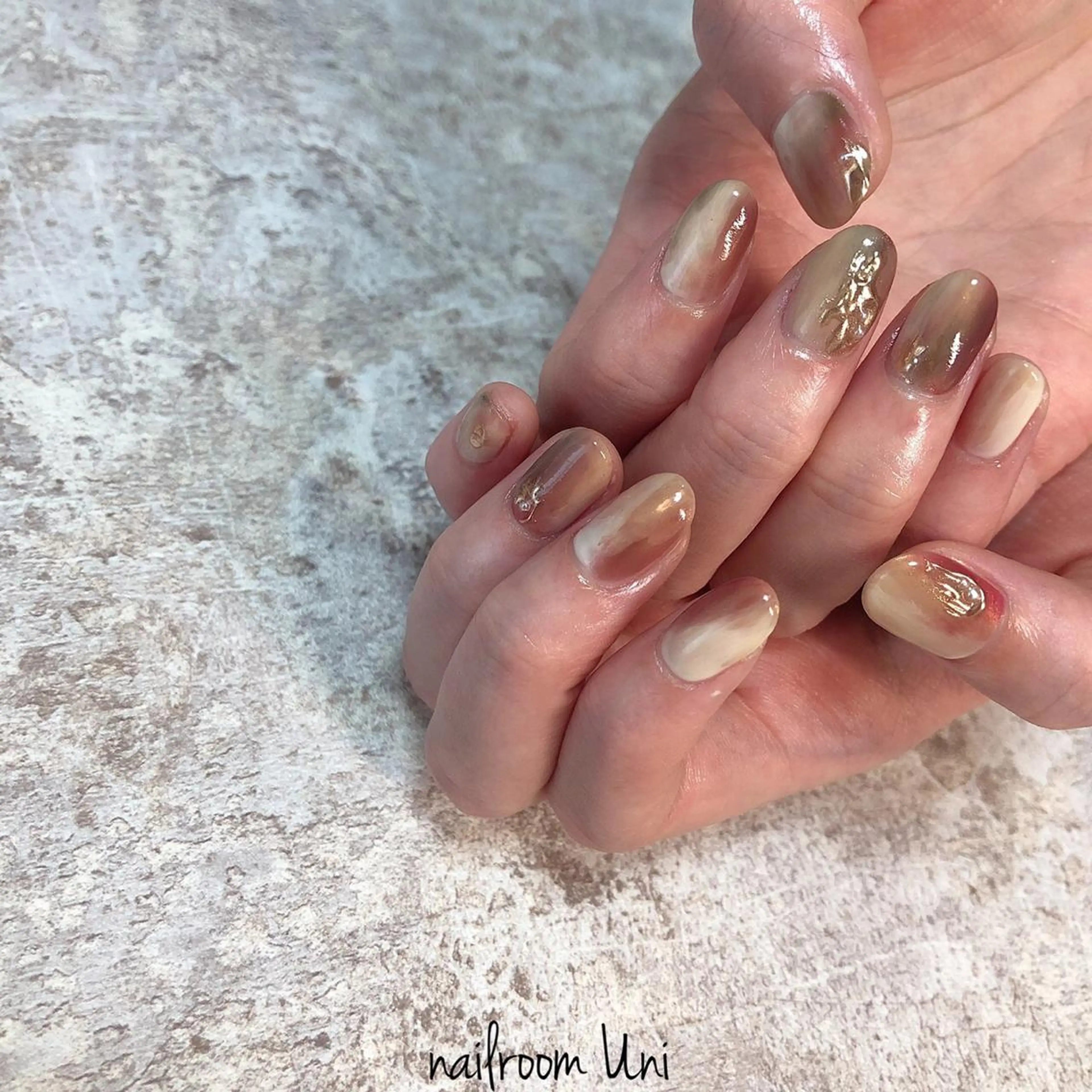 ネイル ミラーネイル ハンドネイル lilbondir. chiharuのネイルデザイン