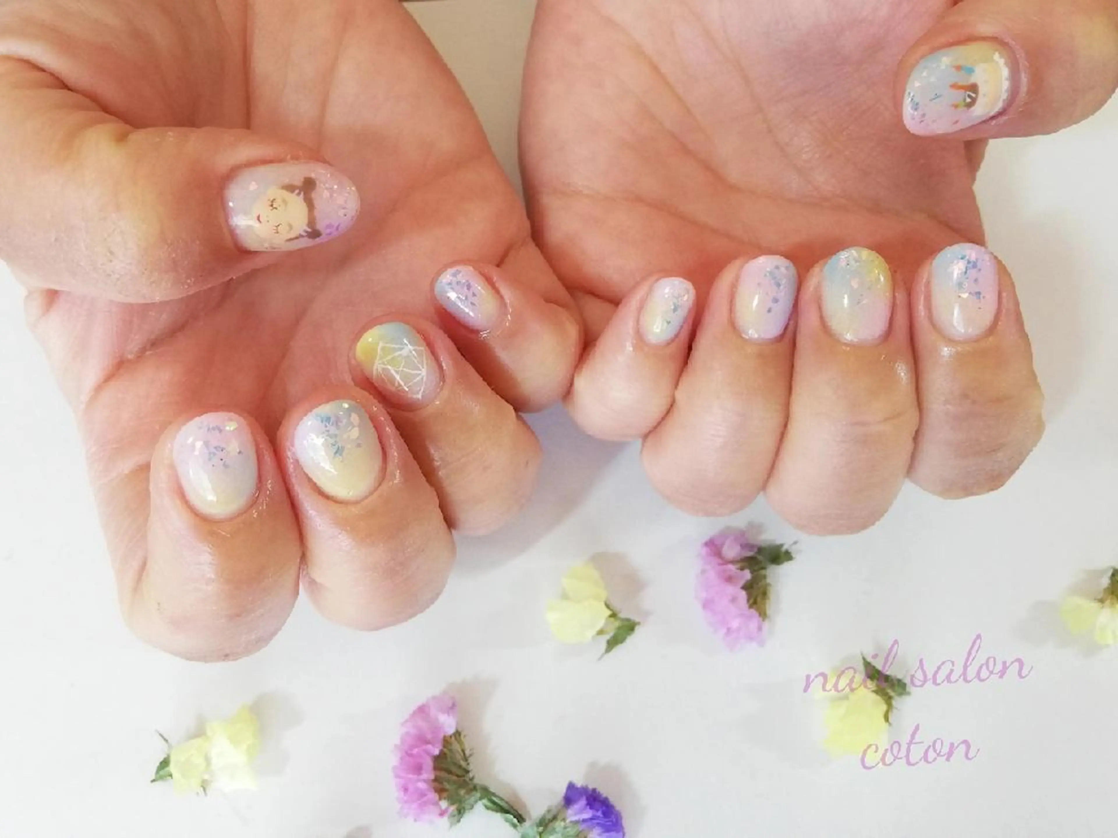 ネイル 🥀ネイルサロン cotonコトン🥀のネイルデザイン
