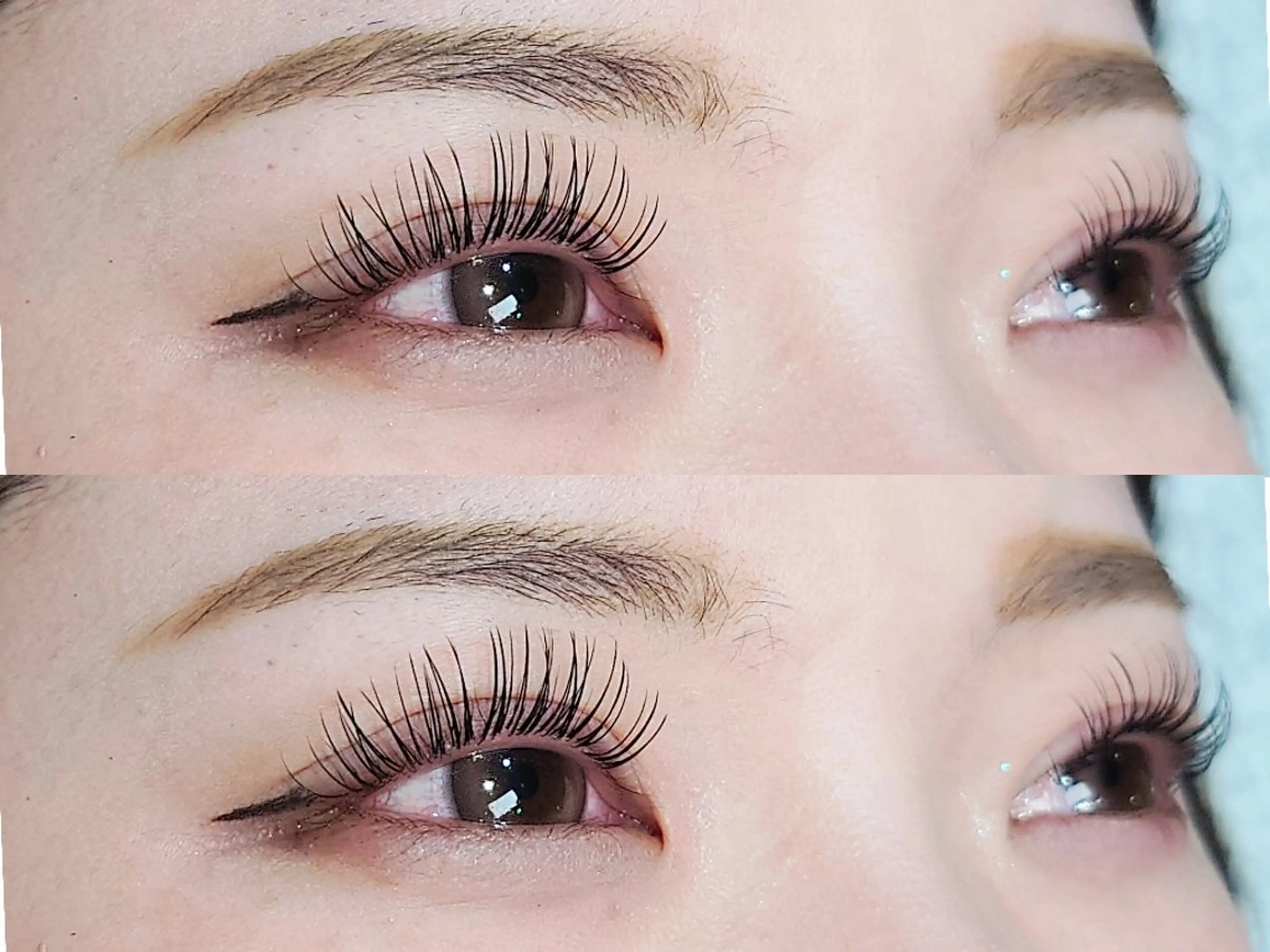 マツエク・マツパ フラットラッシュ ナチュラル マツエク joie ange 難波店　斎藤のマツエク・マツパデザイン