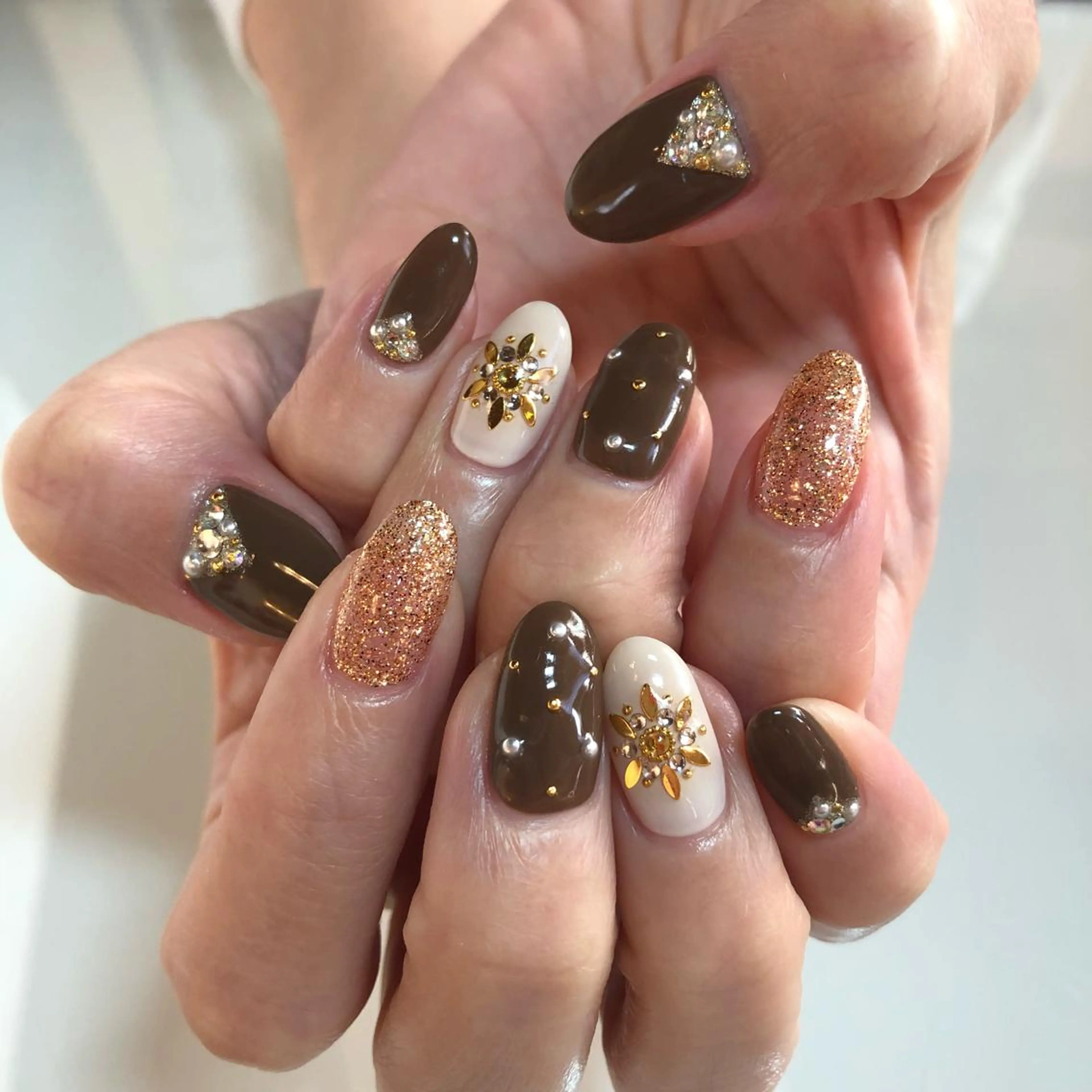 ネイル 冬ネイル クリスマス g-up nail所属・米田 律子のネイルデザイン
