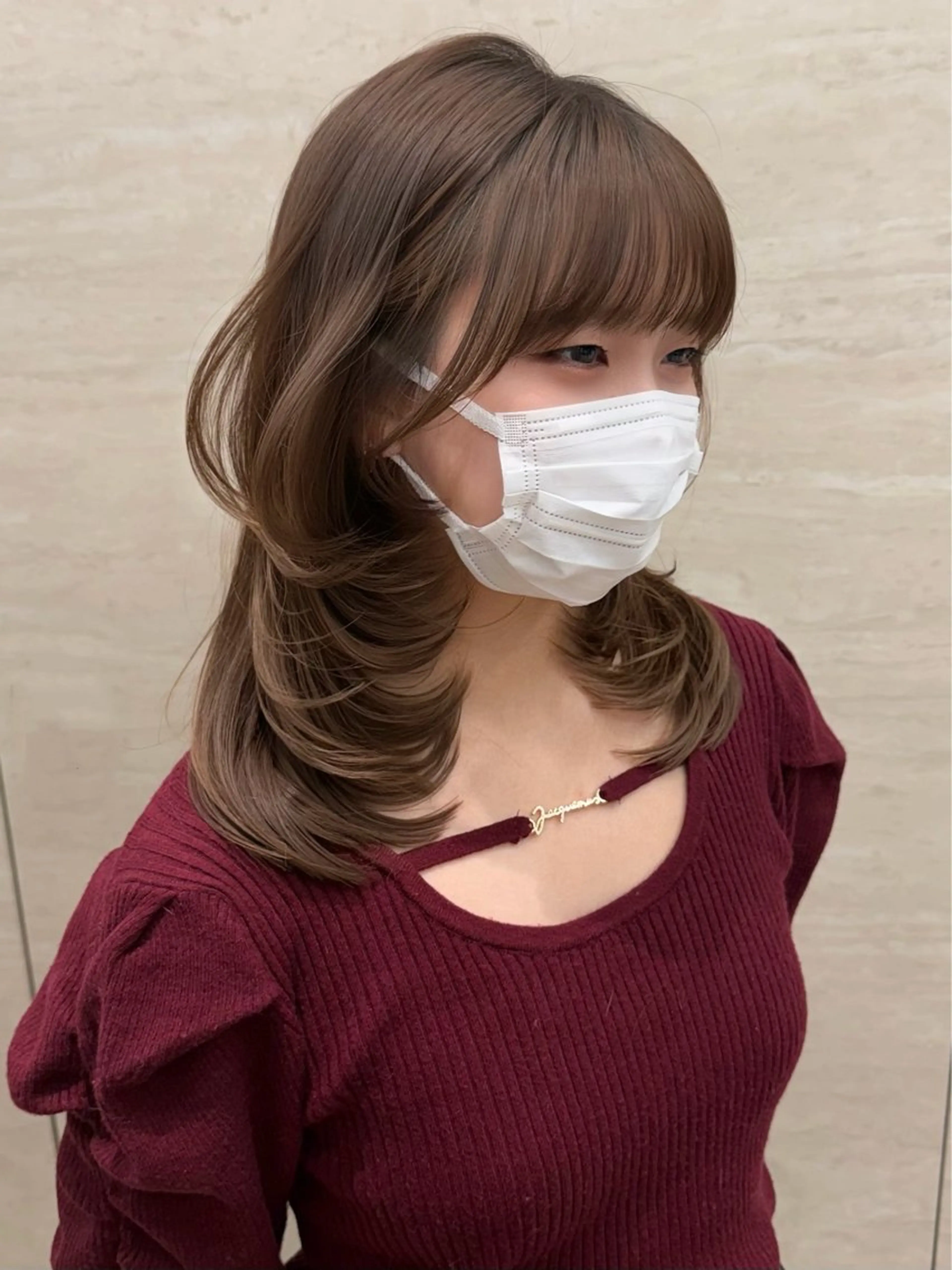 ミディアム カット ヘアカラー 縮毛矯正 PULSE yokohama所属・PULSE ASAHIのヘアスタイル