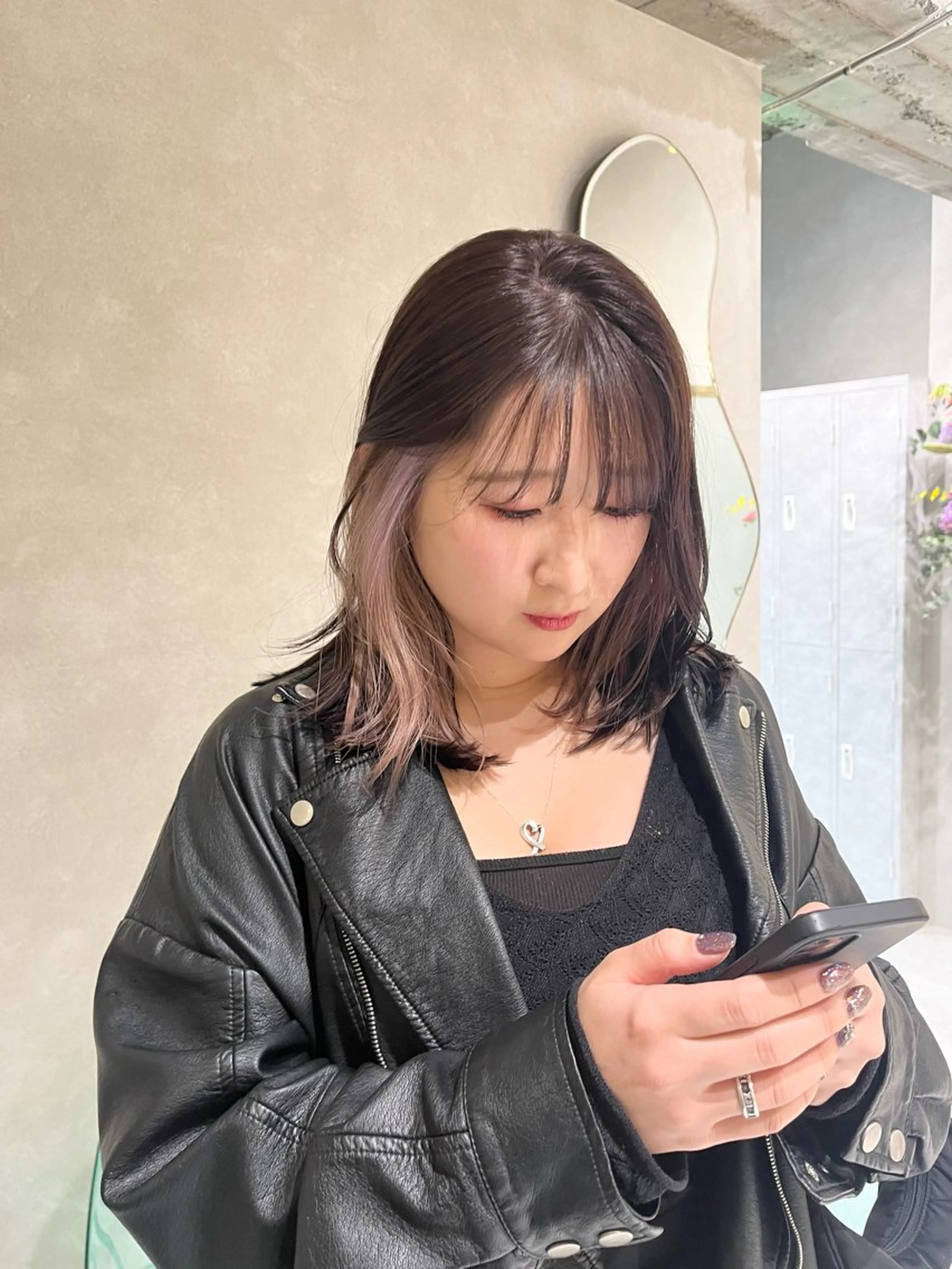 大人気‼︎❣️インナーカラー🌈フェイスフレーミング✨の写真