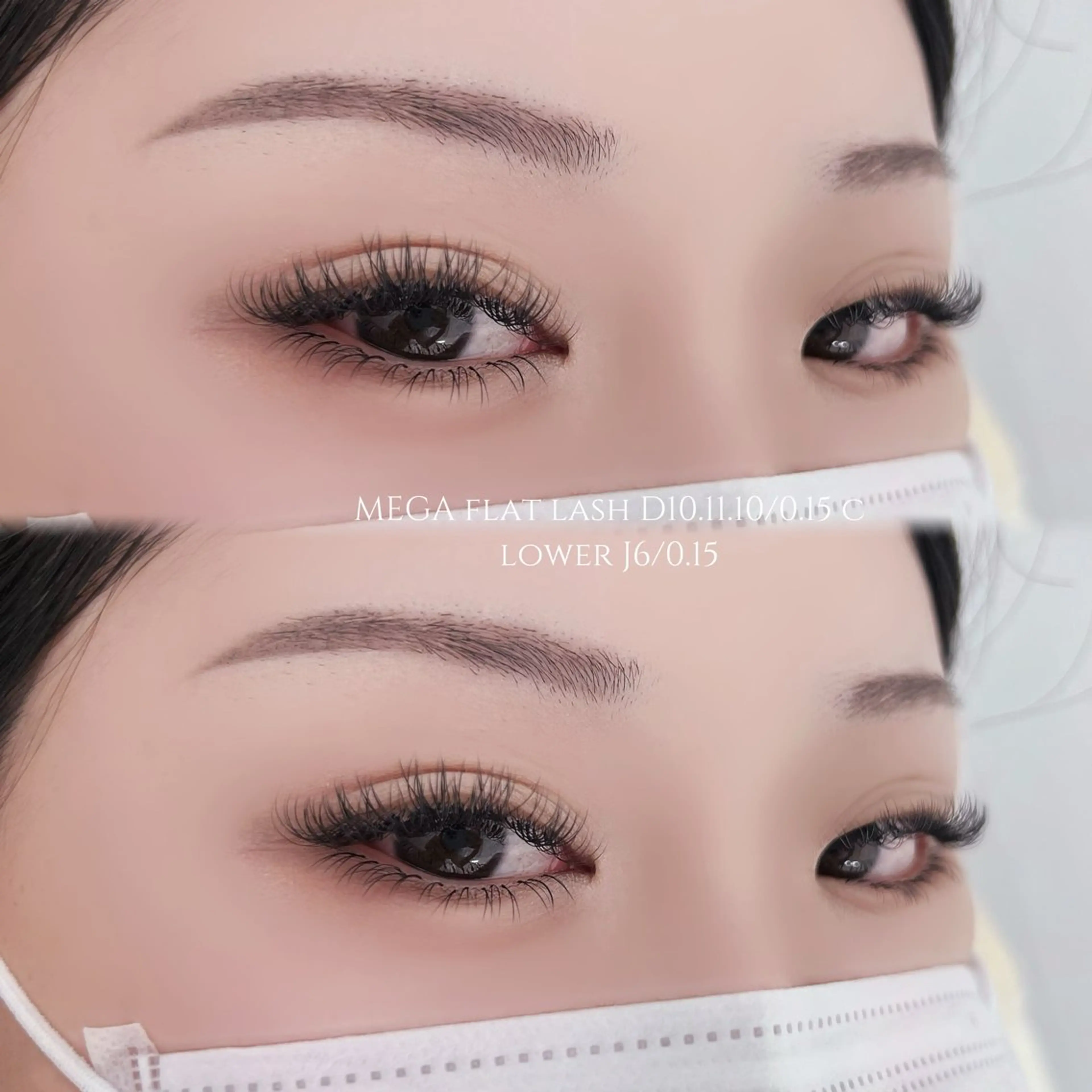 マツエク・マツパ フラットラッシュ マツエク Atelier AIHA所属・Atelier AIHA 京橋店🪽のマツエク・マツパデザイン