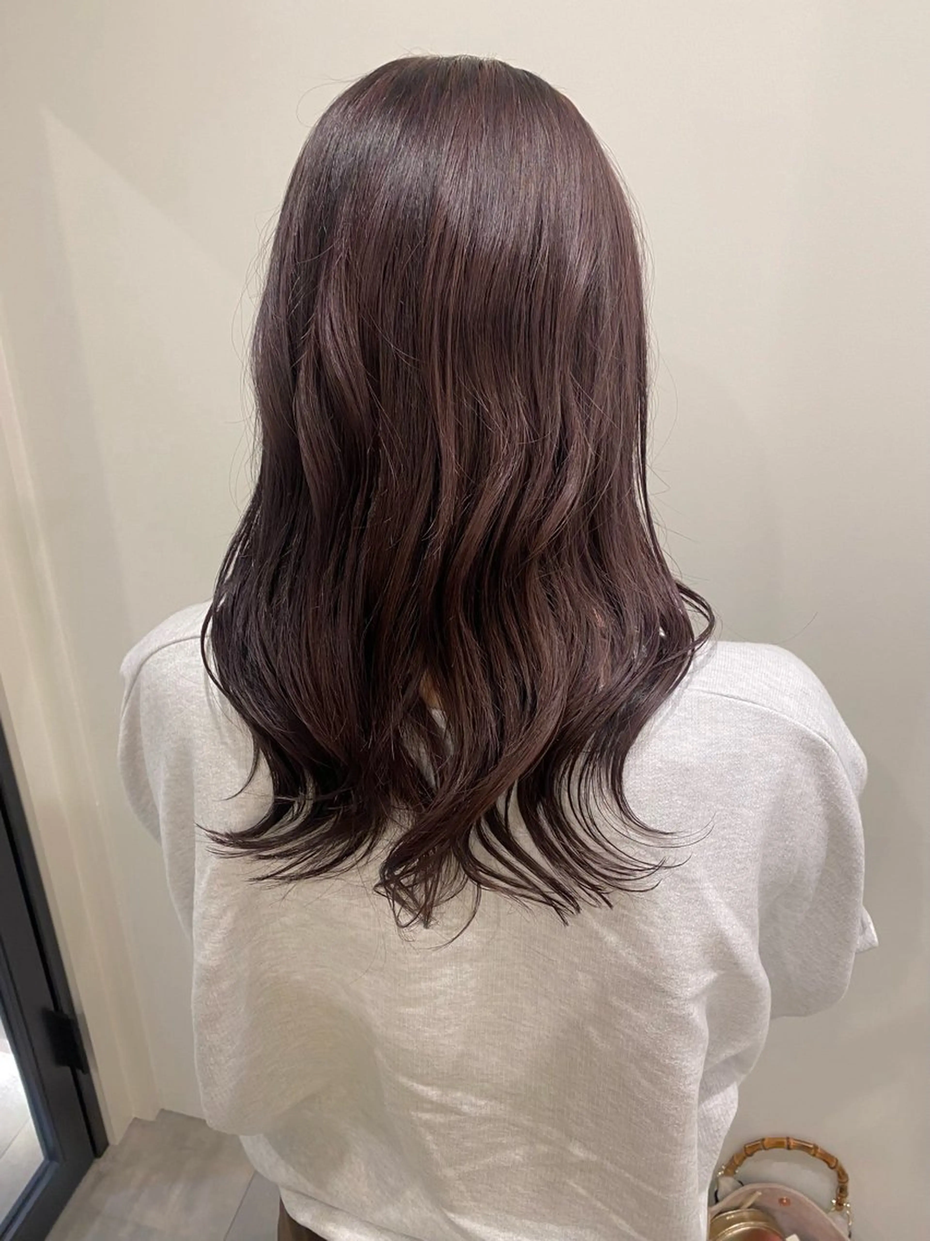 ミディアム カラー ブリーチ ピンクカラー ヘアカラー 🍑 モモカ🍑のヘアスタイル