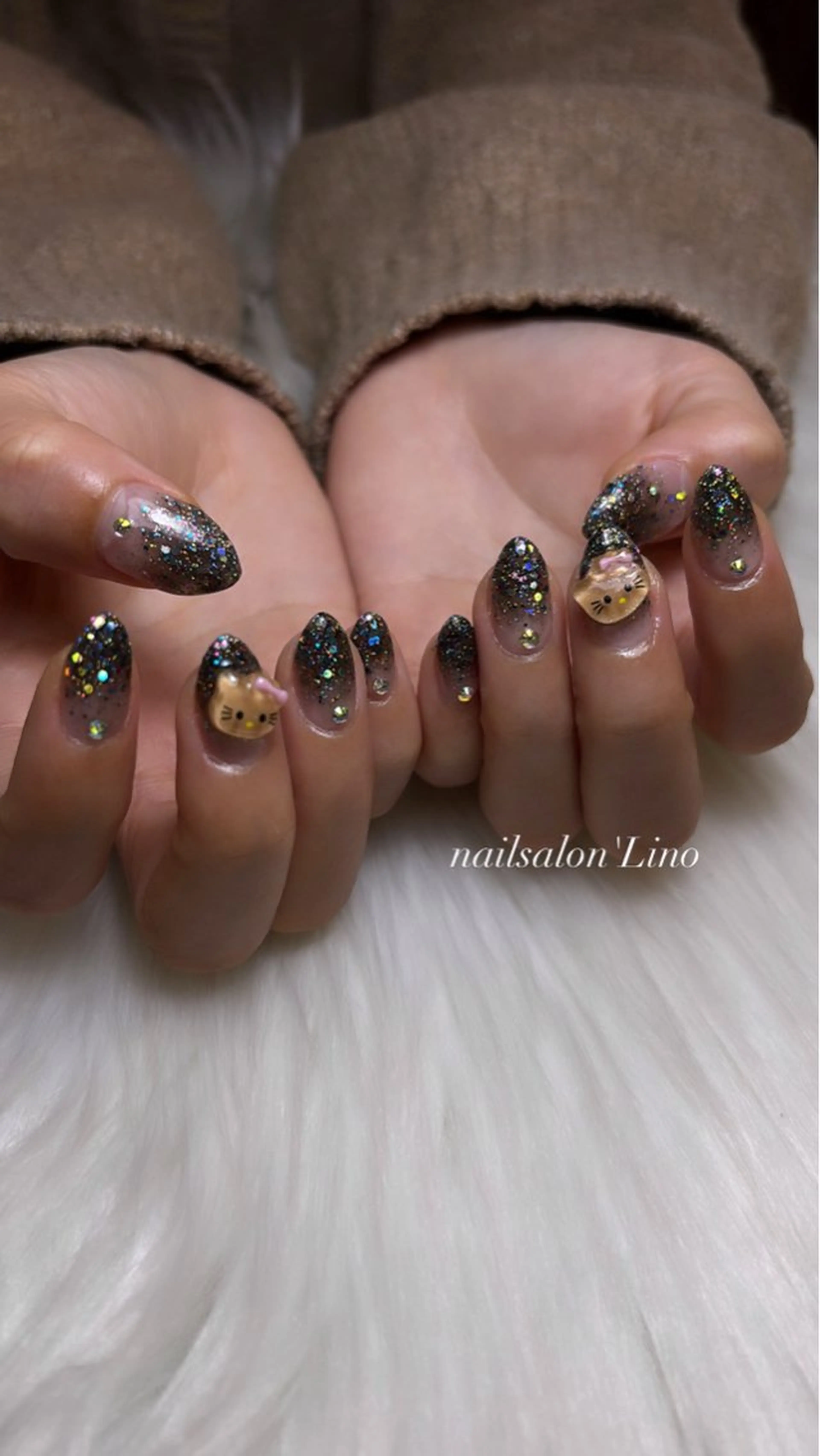 ネイル キラキラネイル ハンドネイル Lino𓂃⟡.· Chizuruのネイルデザイン