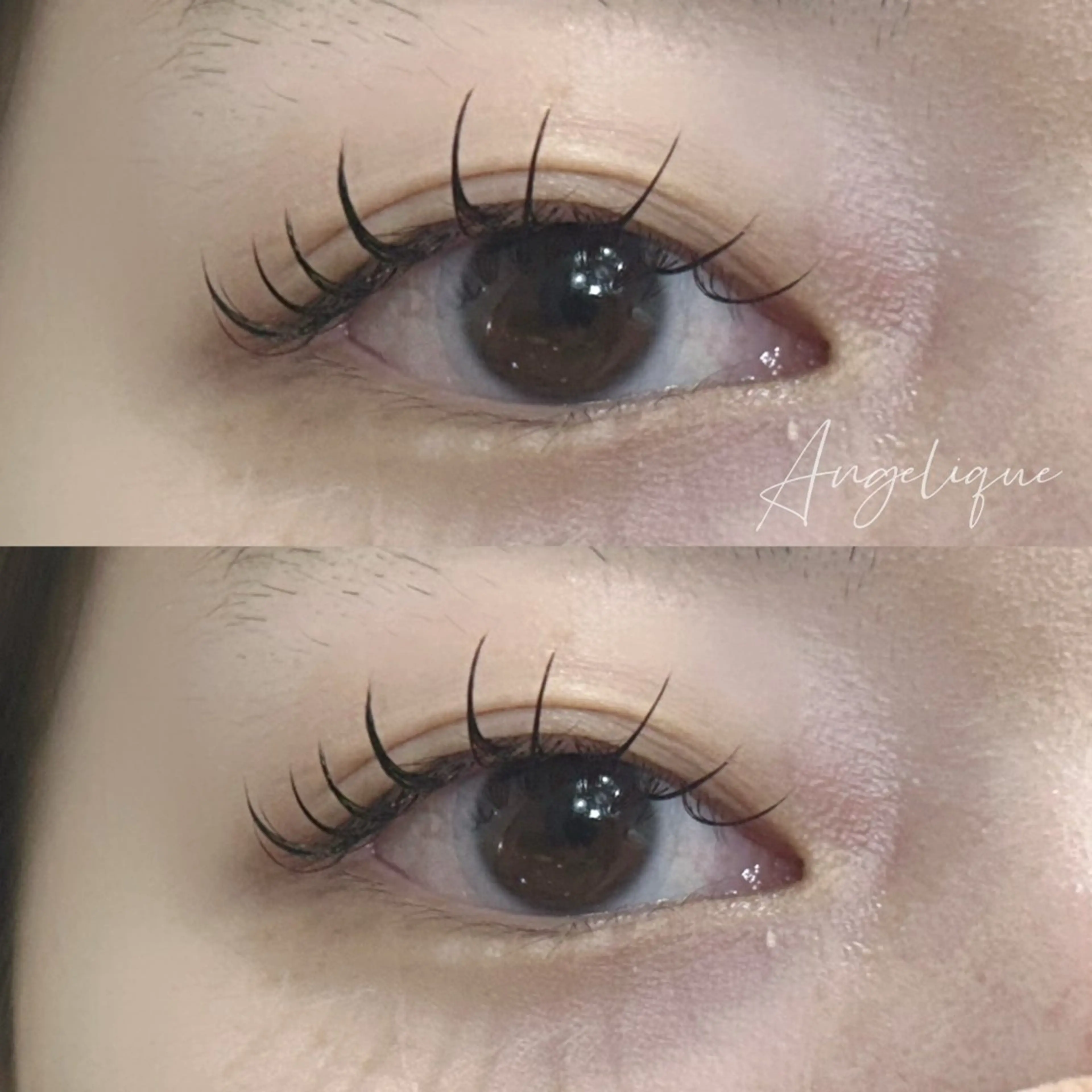 マツエク・マツパ 束感まつ毛 フラットラッシュ ナチュラル マツエク 小倉 彩愛のマツエク・マツパデザイン