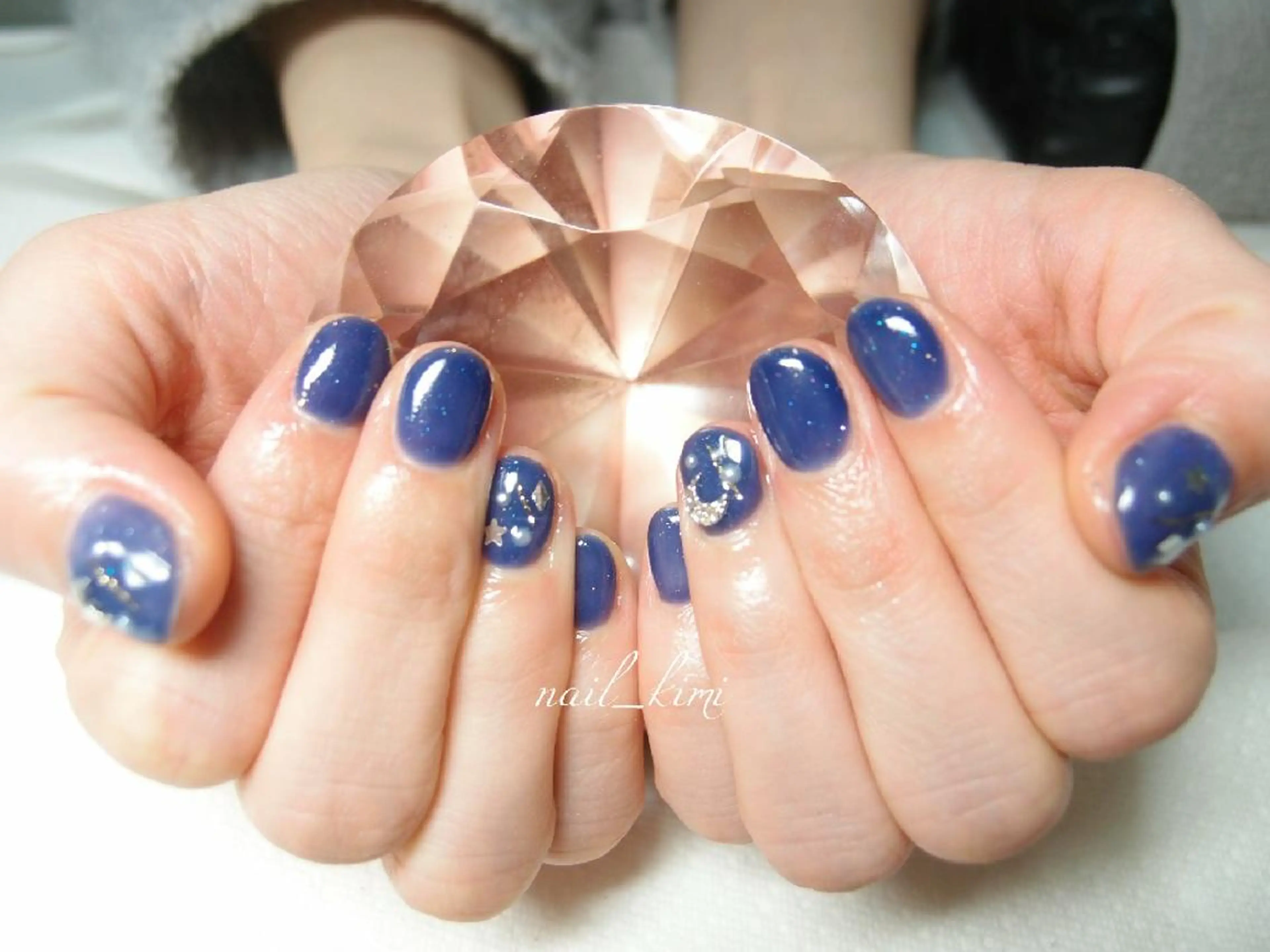 ネイル アートネイル ワンカラーネイル ConneQt所属・ETHOSENSE. kimikaのネイルデザイン