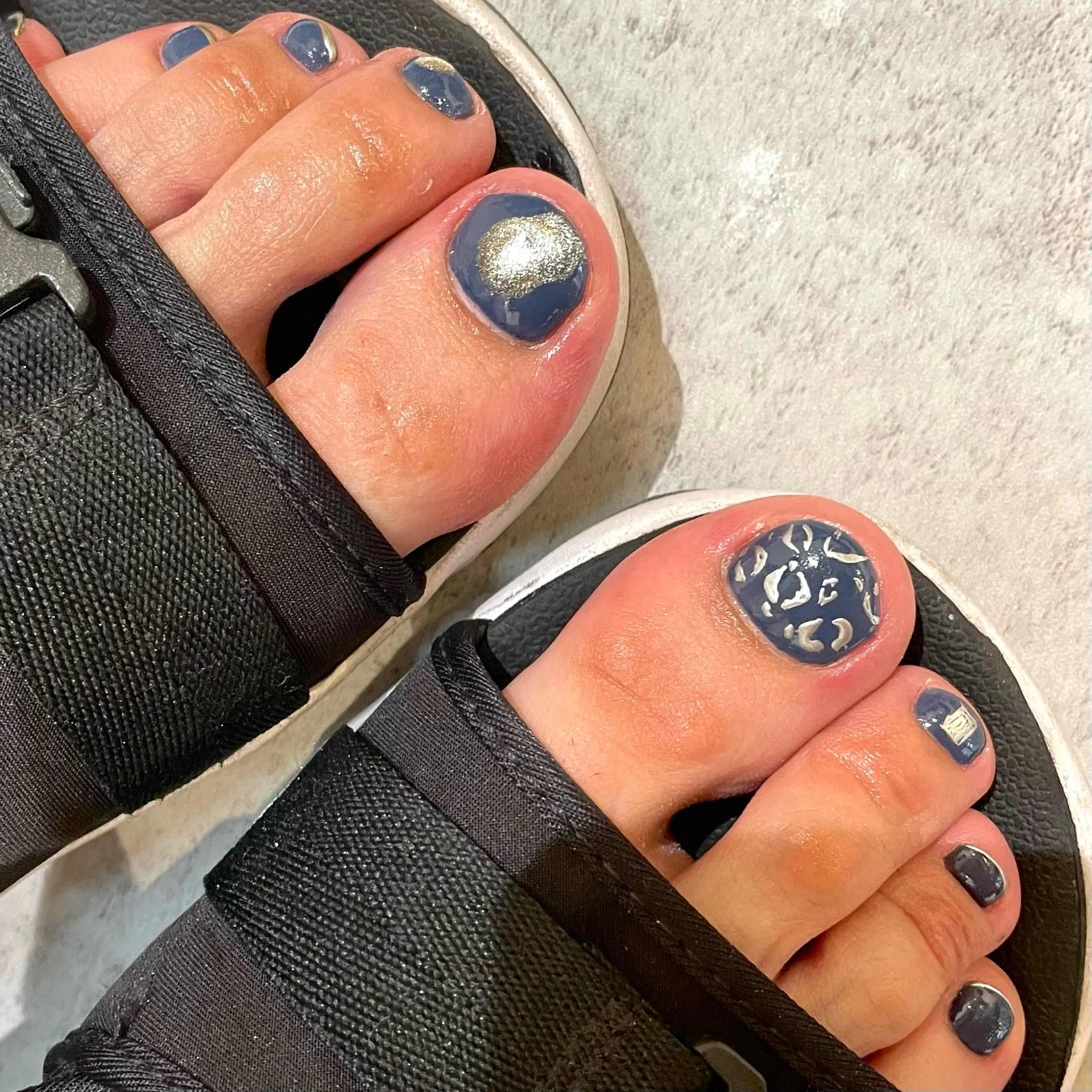 ネイル アニマル柄 アートネイル フラワーネイル フットネイル グラデーション Seemly 千田町店所属・フラワーパラジェル 🌸シームリーエミのネイルデザイン