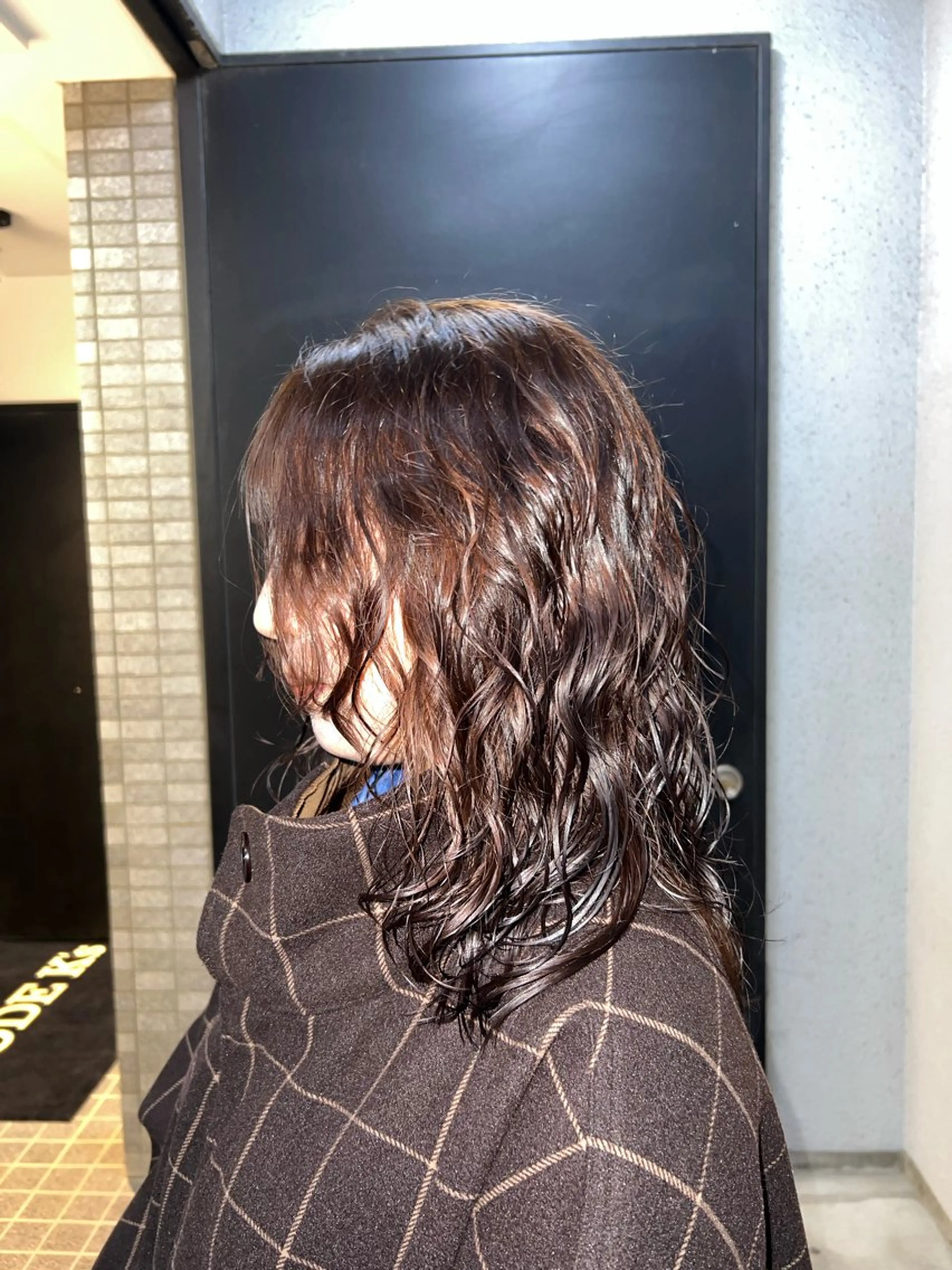 セミロング パーマ セミロングパーマ カット パーマ 🦄🦄🦄西浜 宗🦄🦄🦄のヘアスタイル