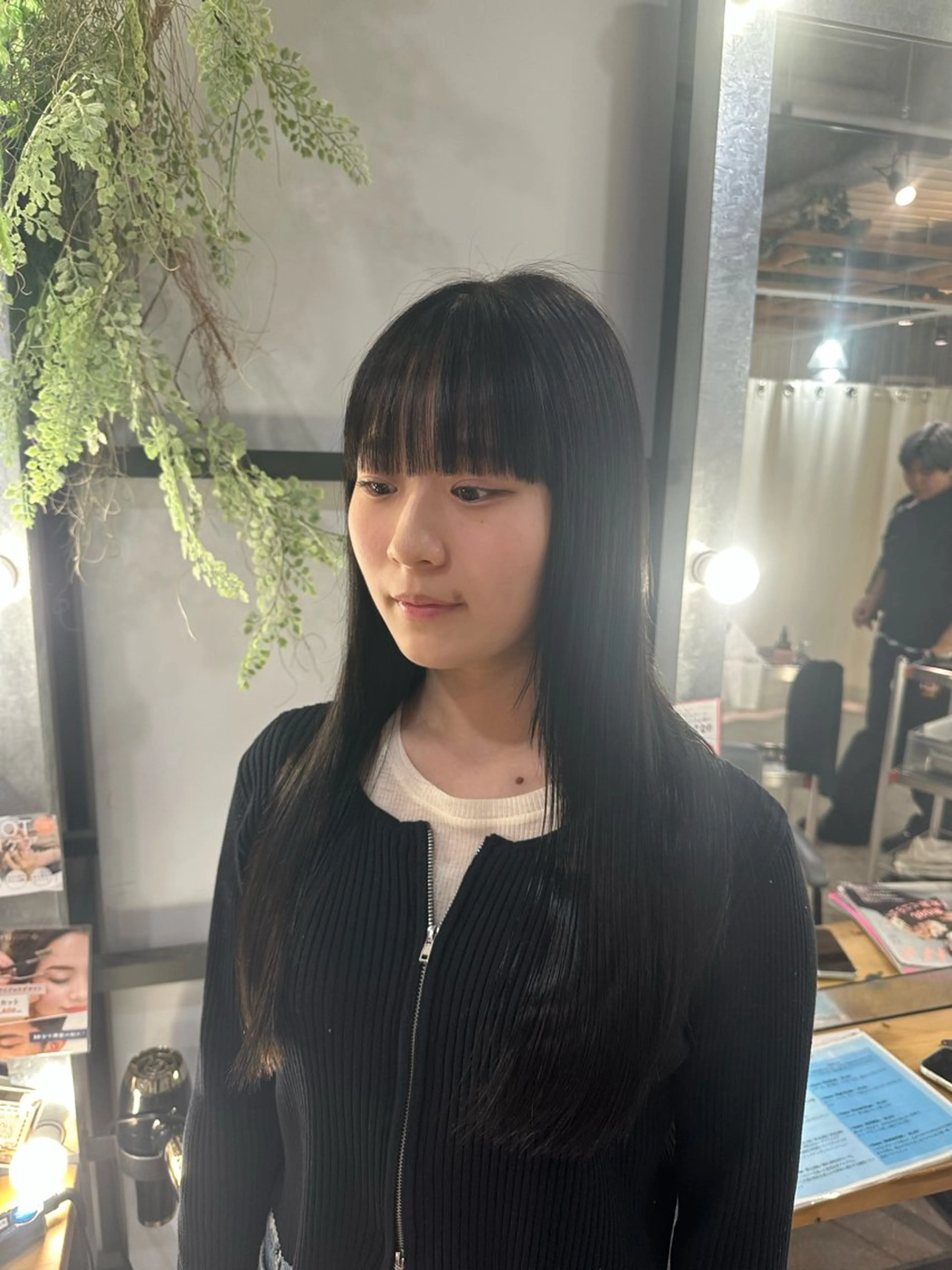 ロング カラー 髪質改善 ワイドバング 溜 一太のヘアスタイル