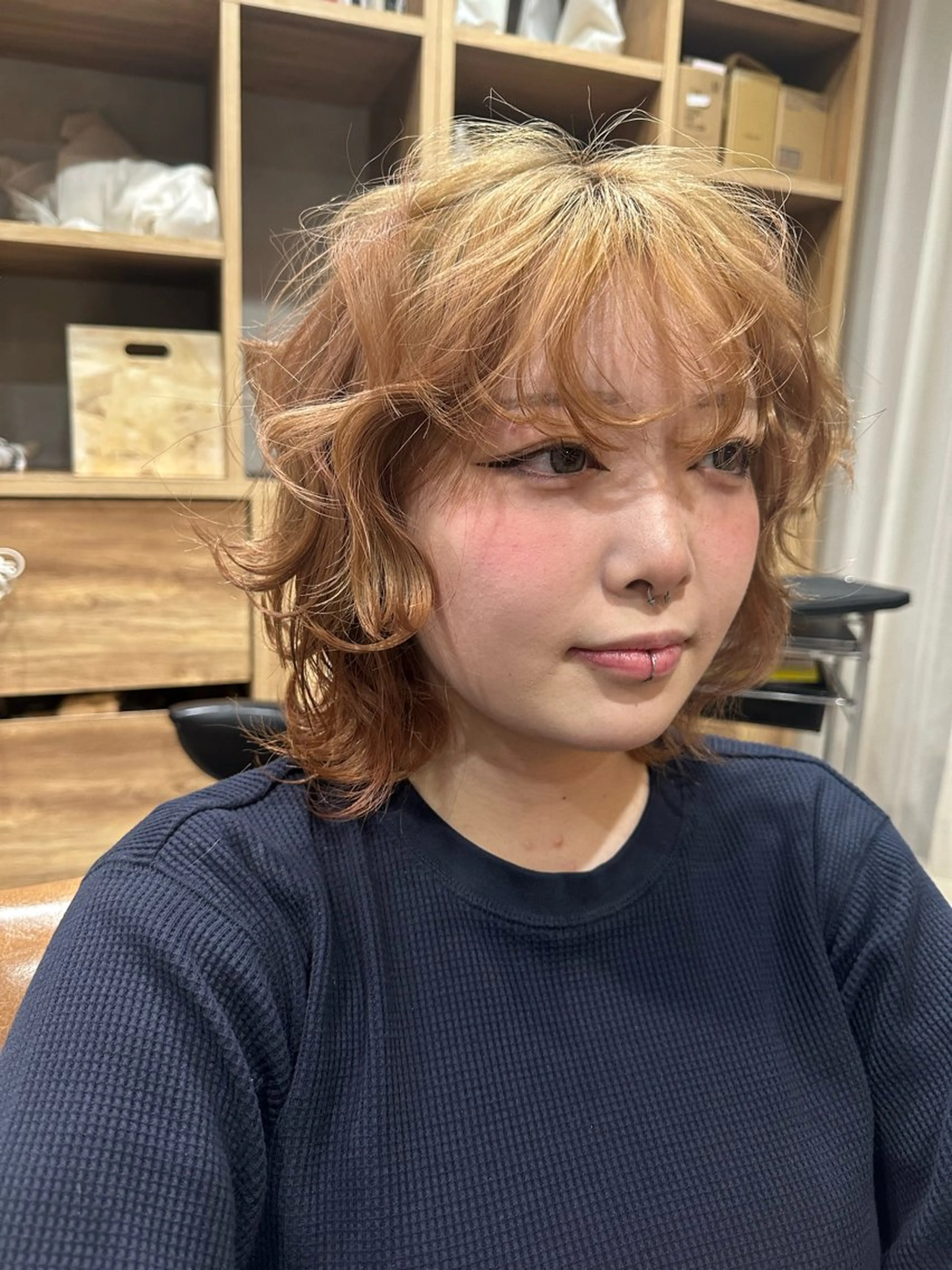 ロング カラー 大久保 優香のヘアスタイル