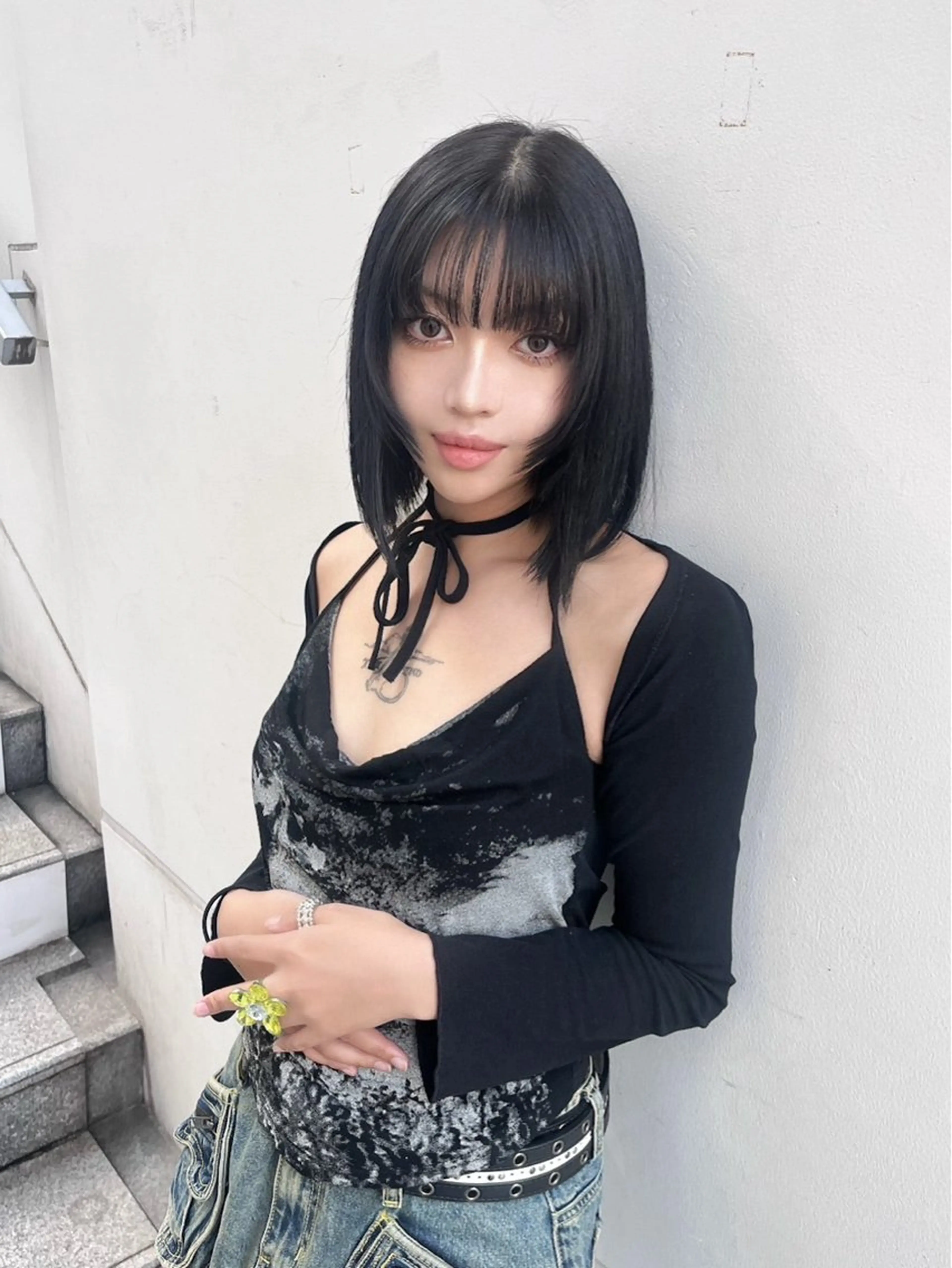 ミディアム ヘアカラー ⭐️縮毛矯正特化 ／SHOYAのヘアスタイル