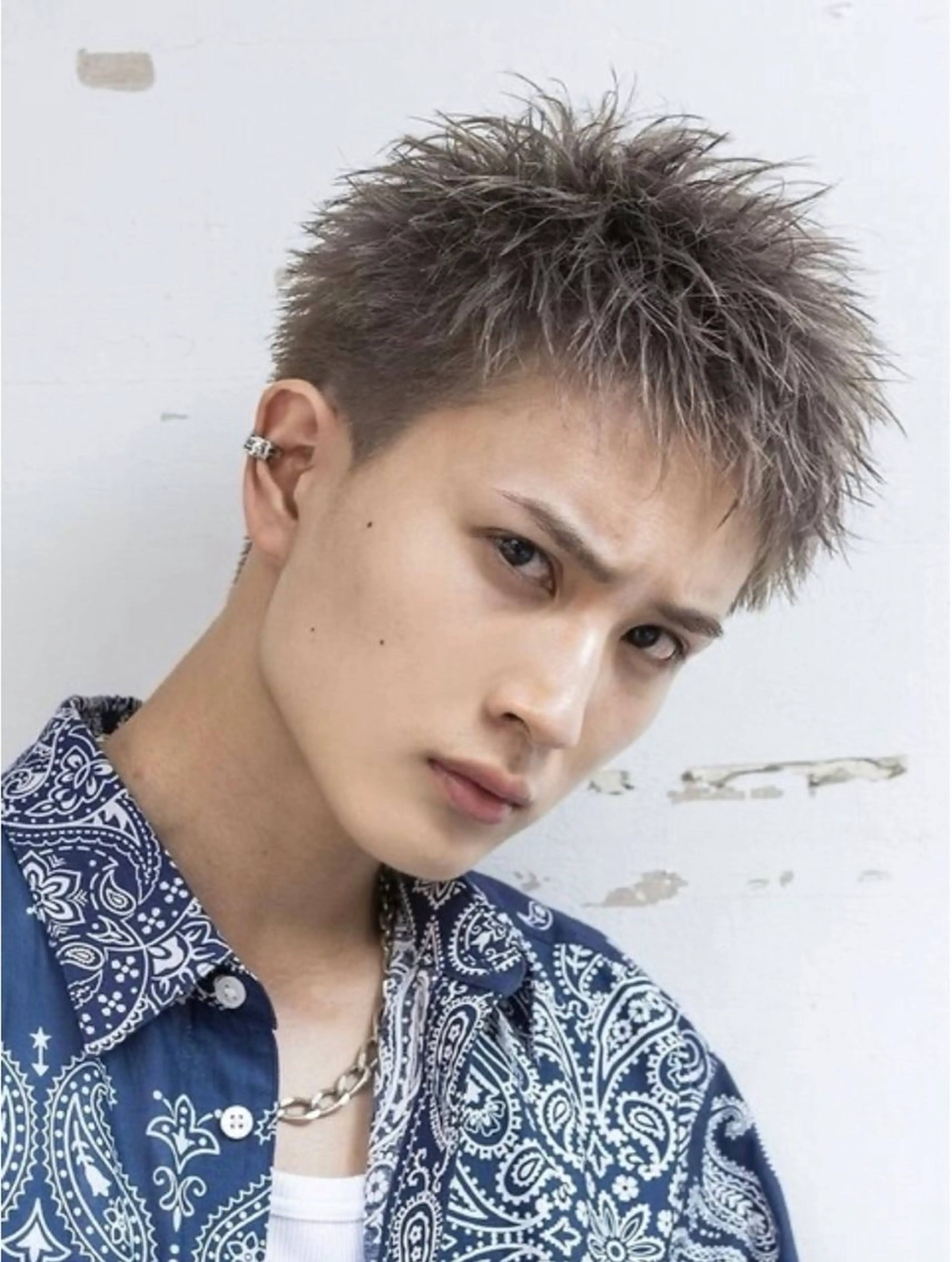 メンズ sand 大阪梅田所属・ショートパーマ🌀 ✂︎小寺仁紫のヘアスタイル