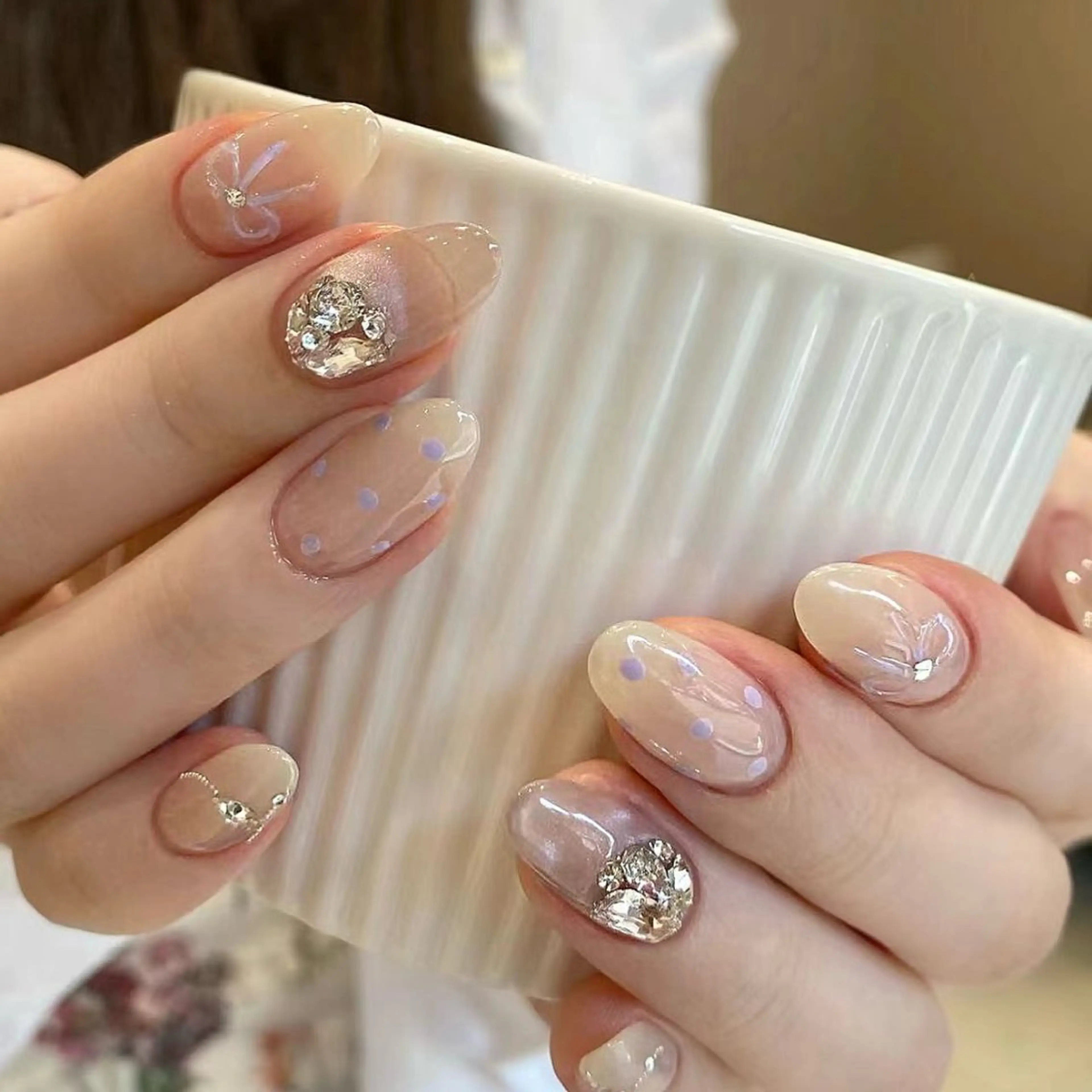 ネイル ハンドネイル By moonネイル 🌷ワンホン/韓国風のネイルデザイン