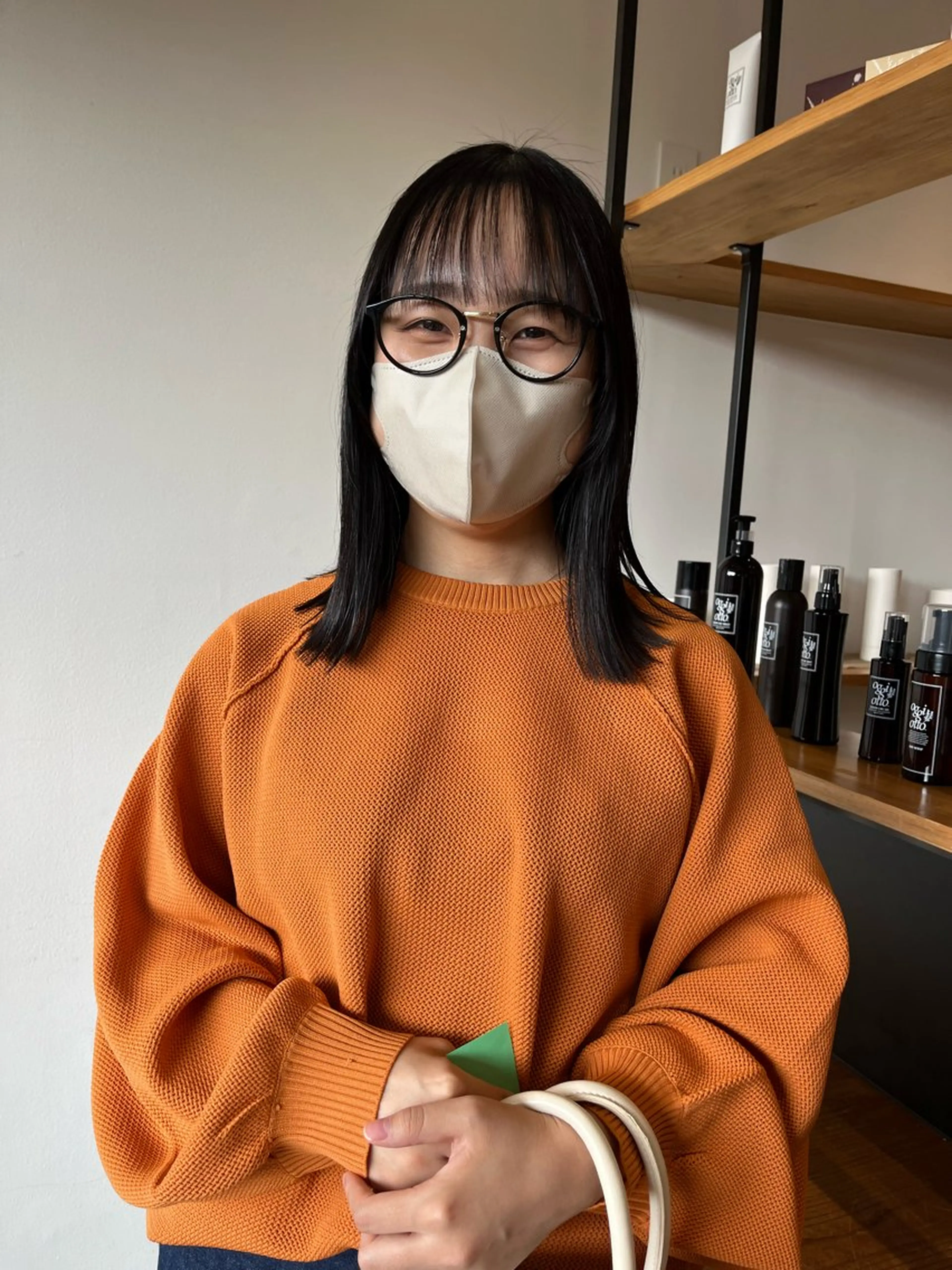 セミロング 西崎 満里奈のヘアスタイル