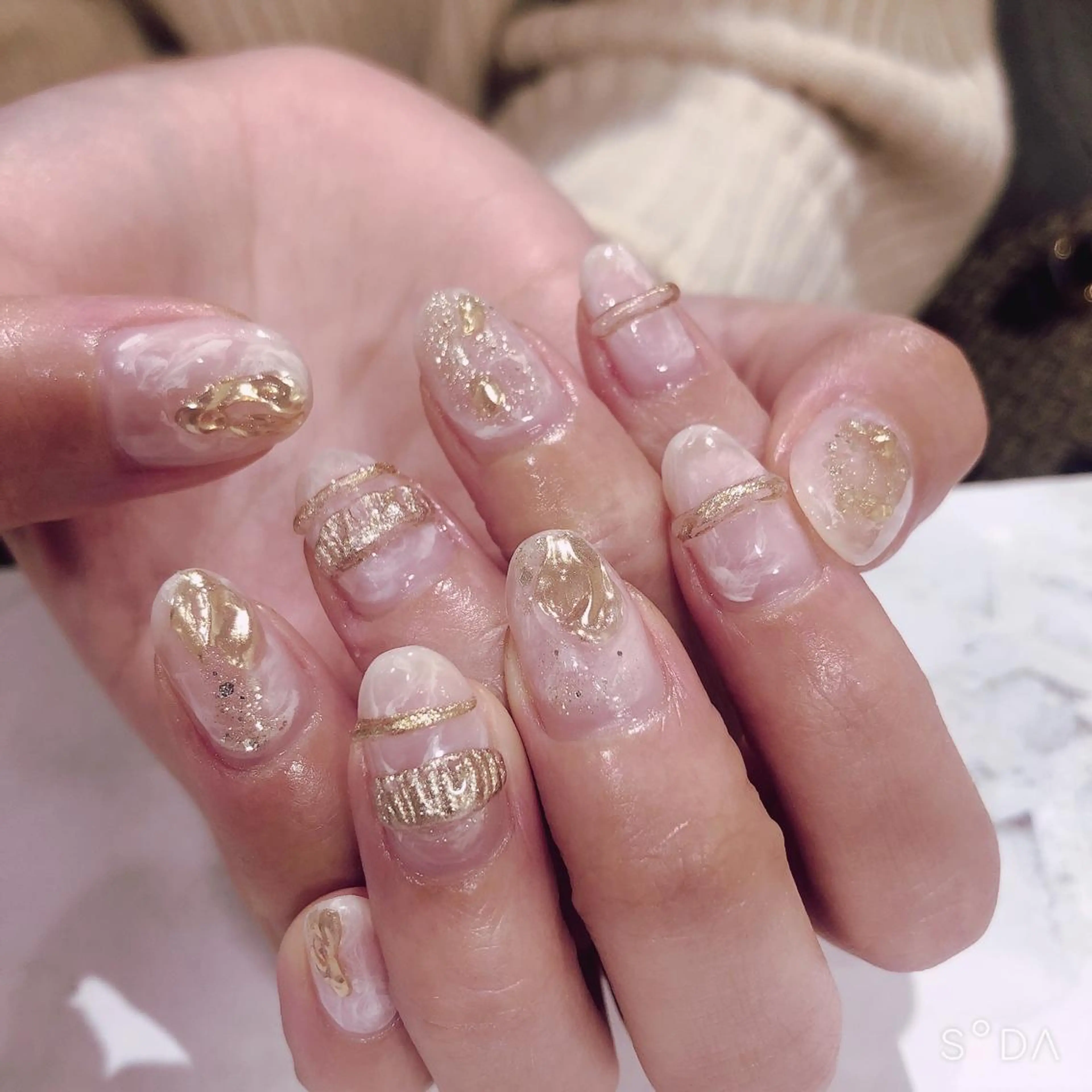 【オフ有ニュアンスネイル120分】こちらはお時間内であれば、お好きなデザインがやり放題になります❣の写真