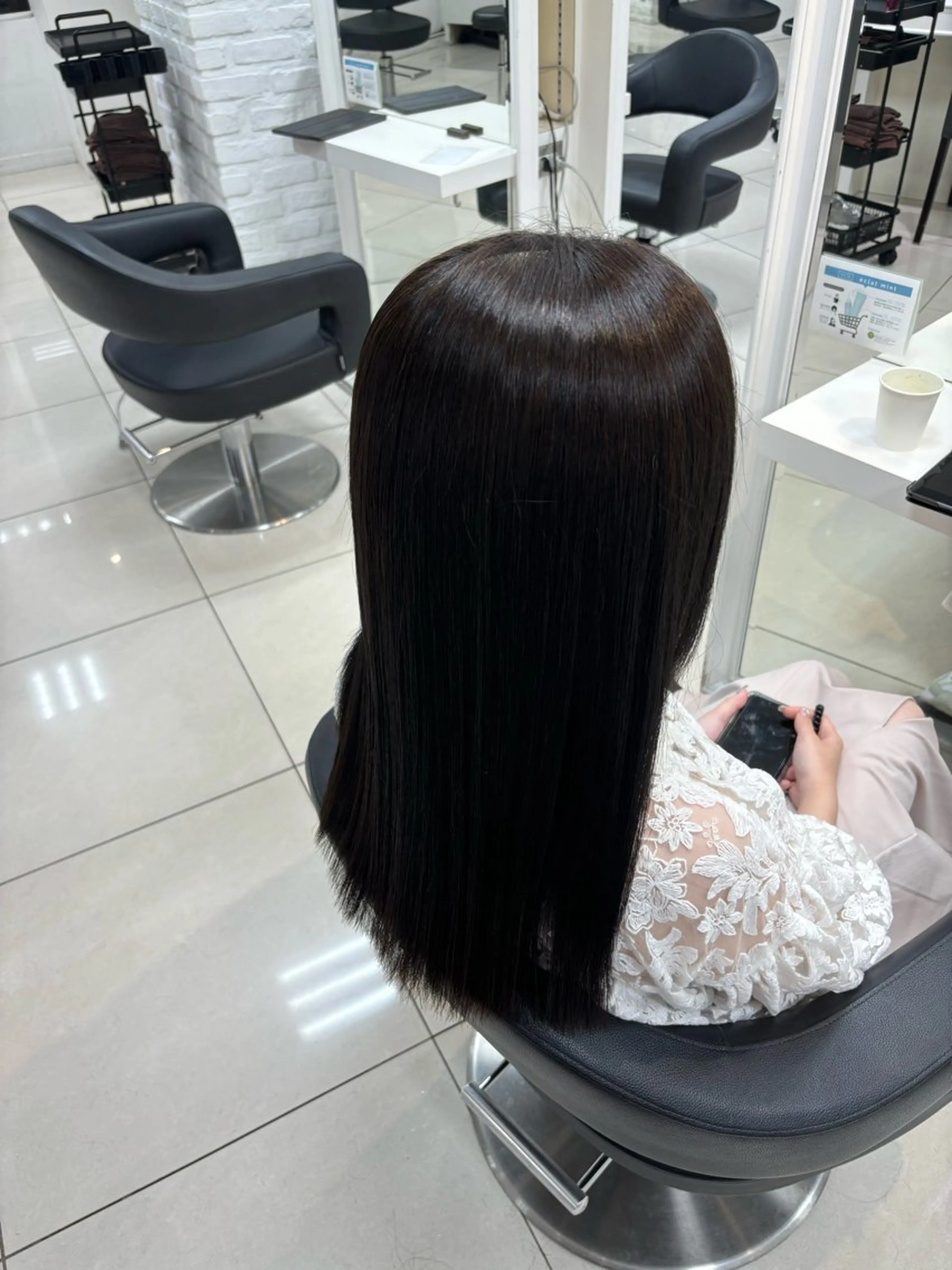 ロング メンズ縮毛矯正 💎Reoのヘアスタイル