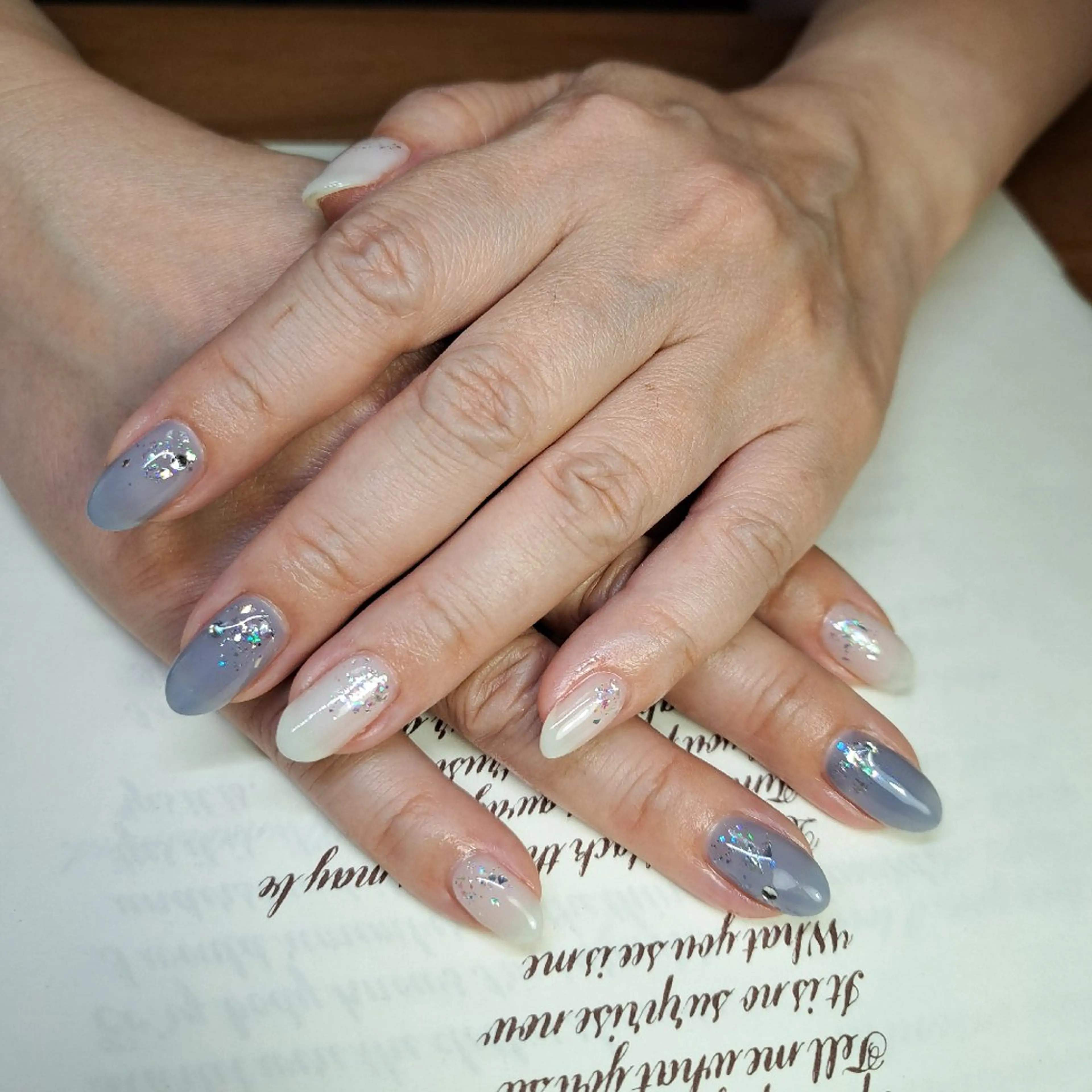 ネイル シンプルネイル HAYASHI  Nのネイルデザイン