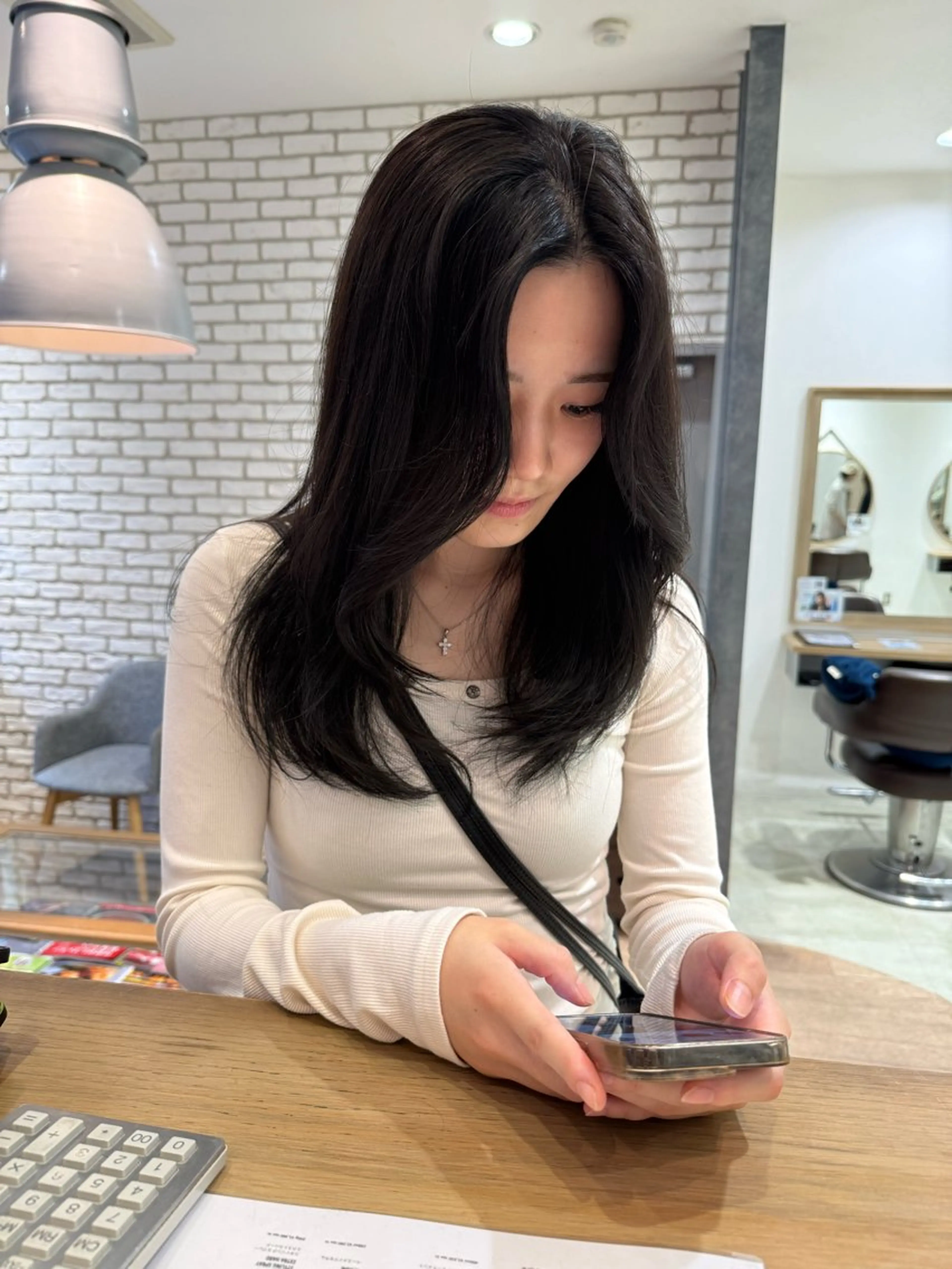 セミロング カット ヘアカラー トリートメント 🩰 柔らかいカラー tomomi🌛のヘアスタイル