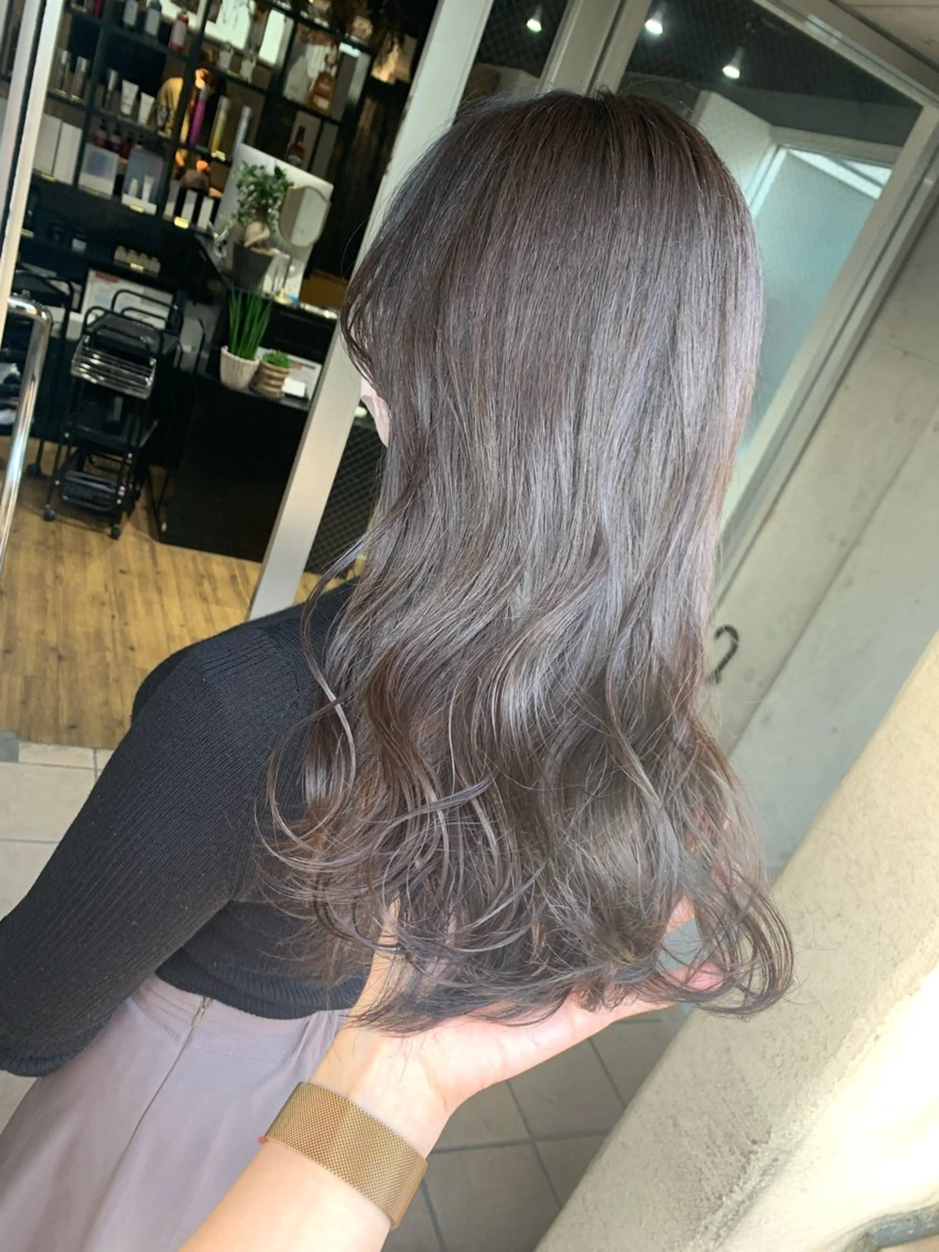 ロング ヘアカラー トリートメント ブリーチ✨ハイライト メンズヘア/アヤノのヘアスタイル