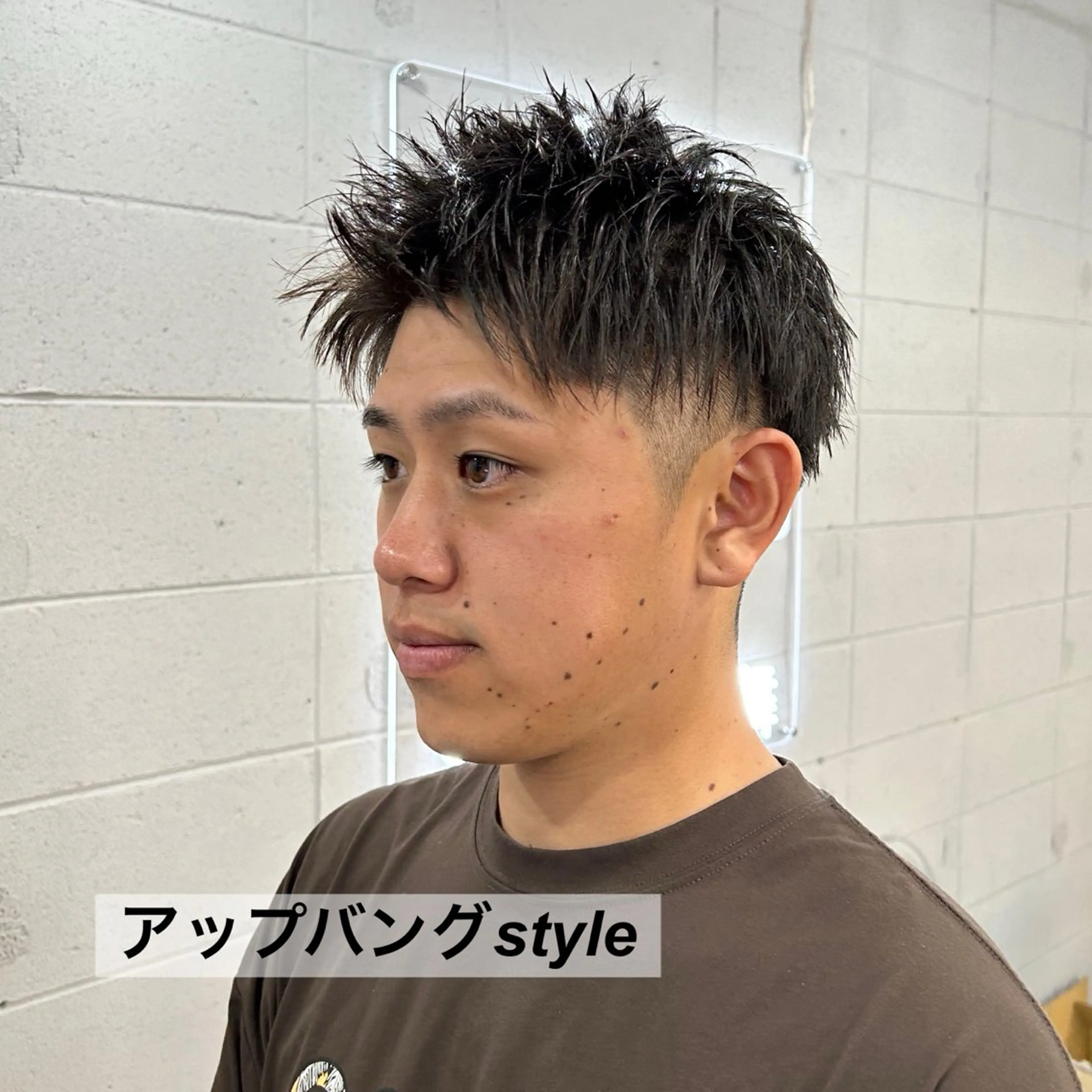 ショート メンズ barber shop 刈部倶楽舞所属・難波/メンズパーマ /フェード/河本かほのヘアスタイル