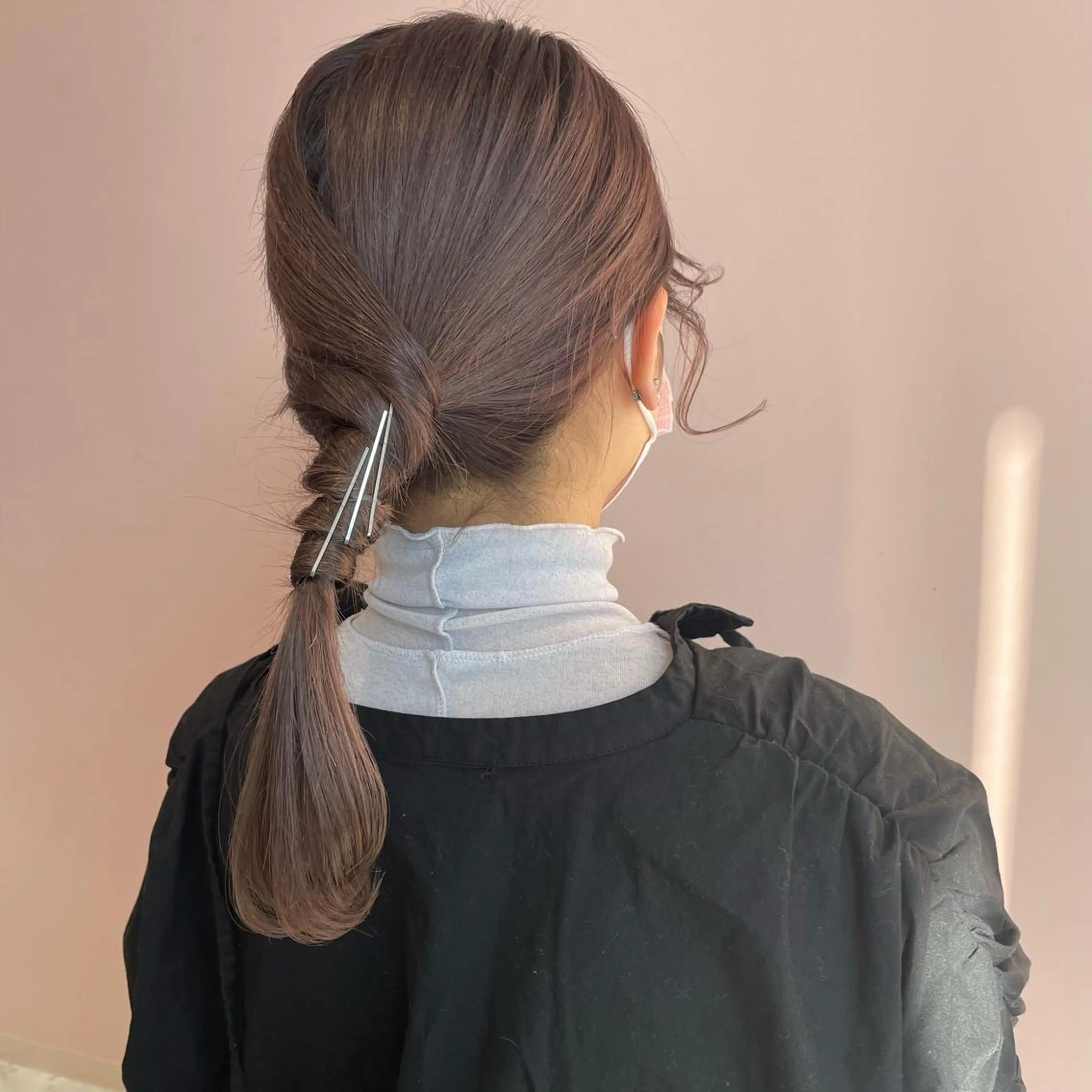 ロング ヘアアレンジ ヘアセット レイヤーカット/ ハイトーンchimiのヘアスタイル