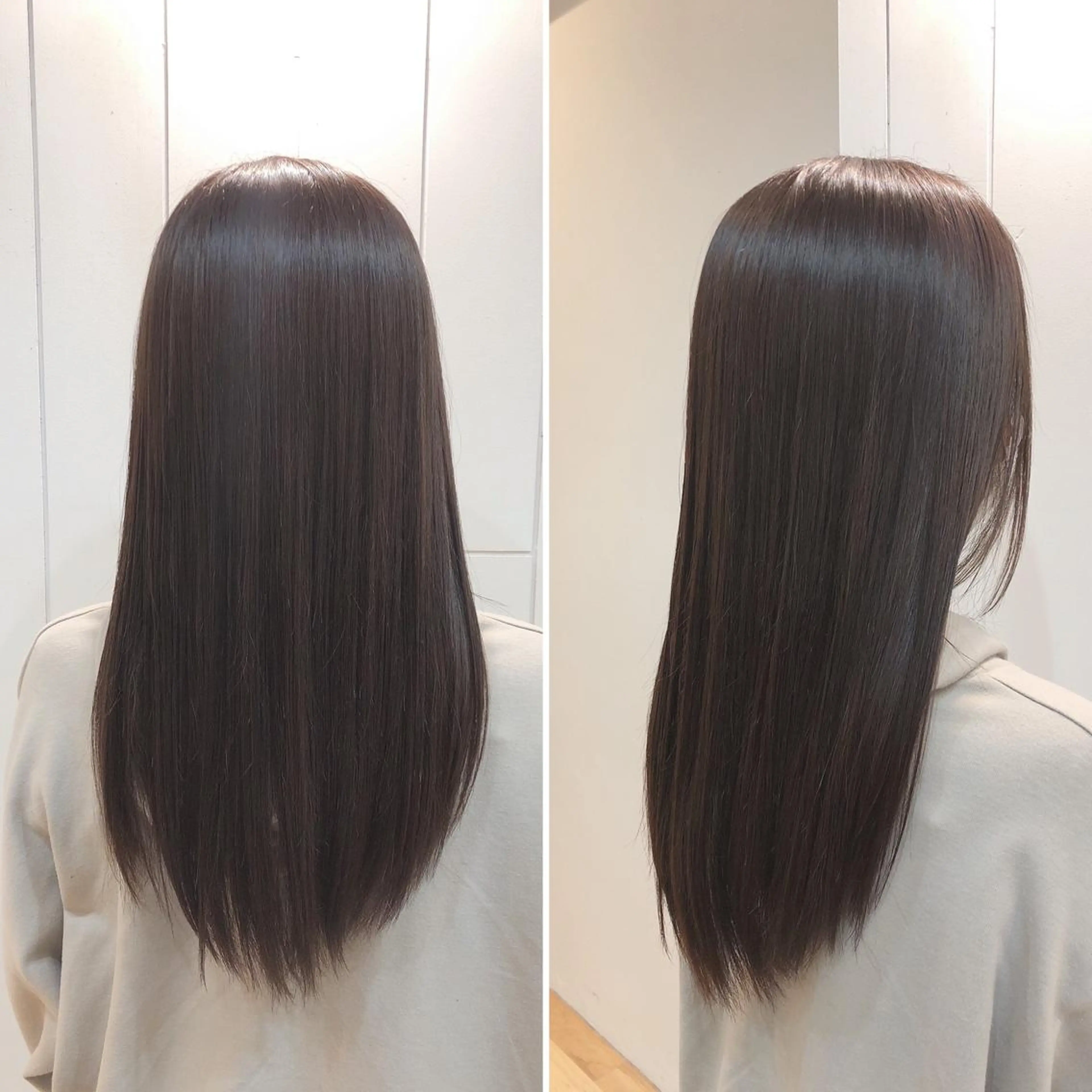 【FIBREPLEX】髪質改善縮毛矯正+カット+前処理トリートメントの写真