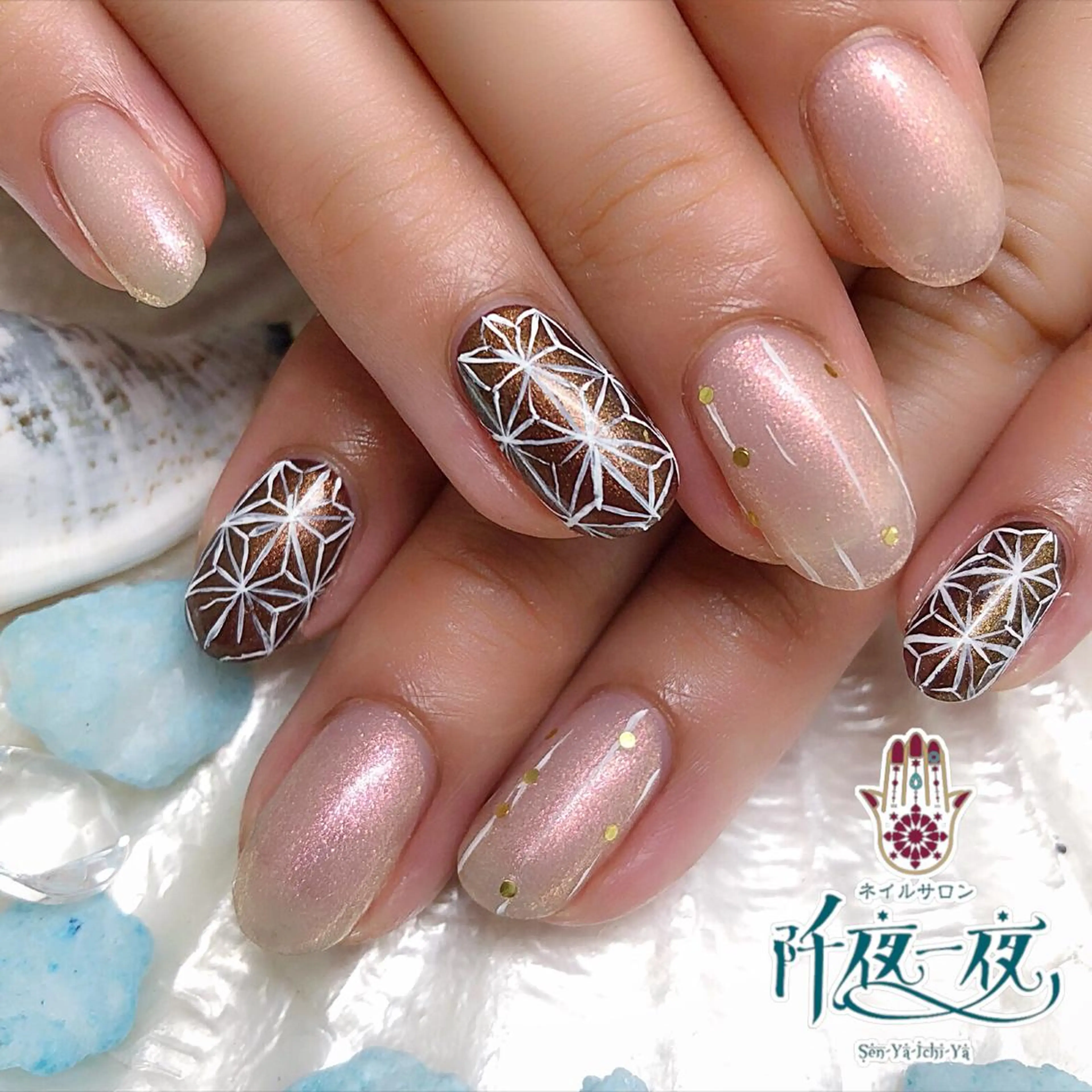 ネイル アートネイル 六本木ネイル阡夜一夜 当日＆持ち込み歓迎のネイルデザイン